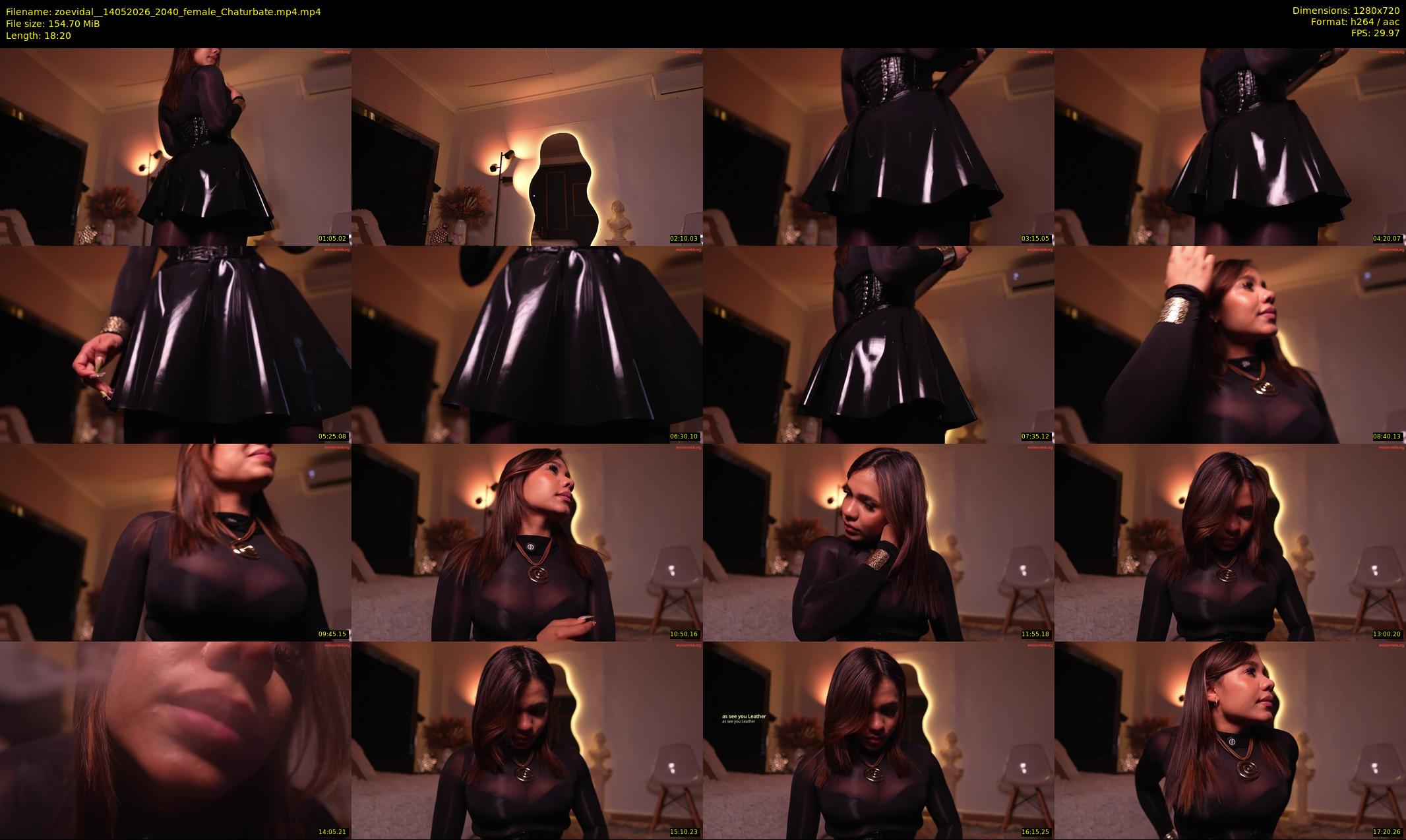 zoevidal_ — 19 minute Chaturbate female cam show recording, 720p, May 14, 2026
