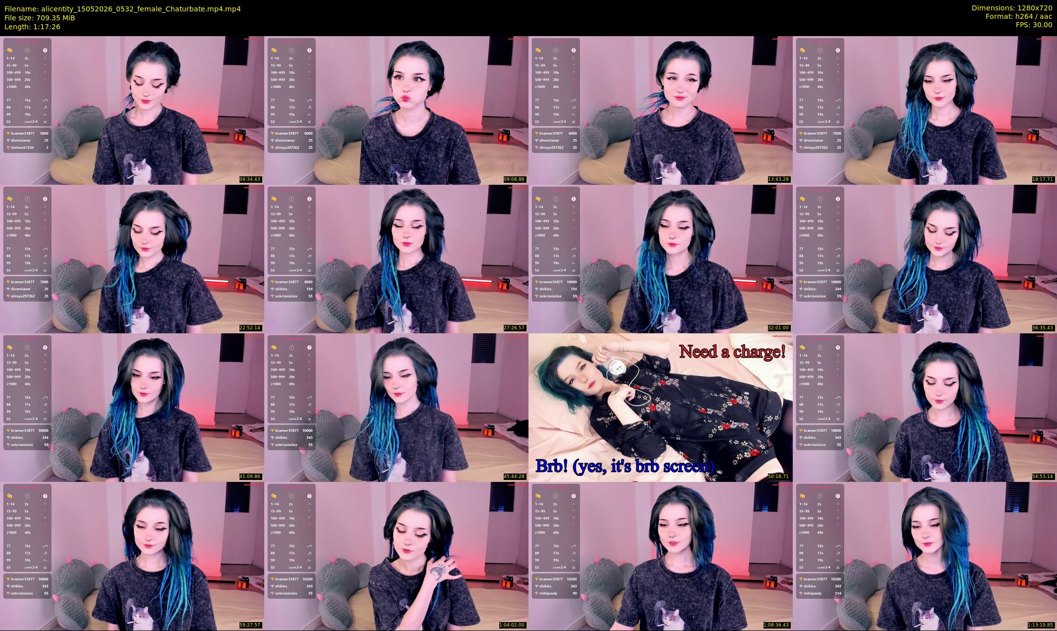 alicentity — 78 minute Chaturbate female cam show recording, 720p, May 15, 2026