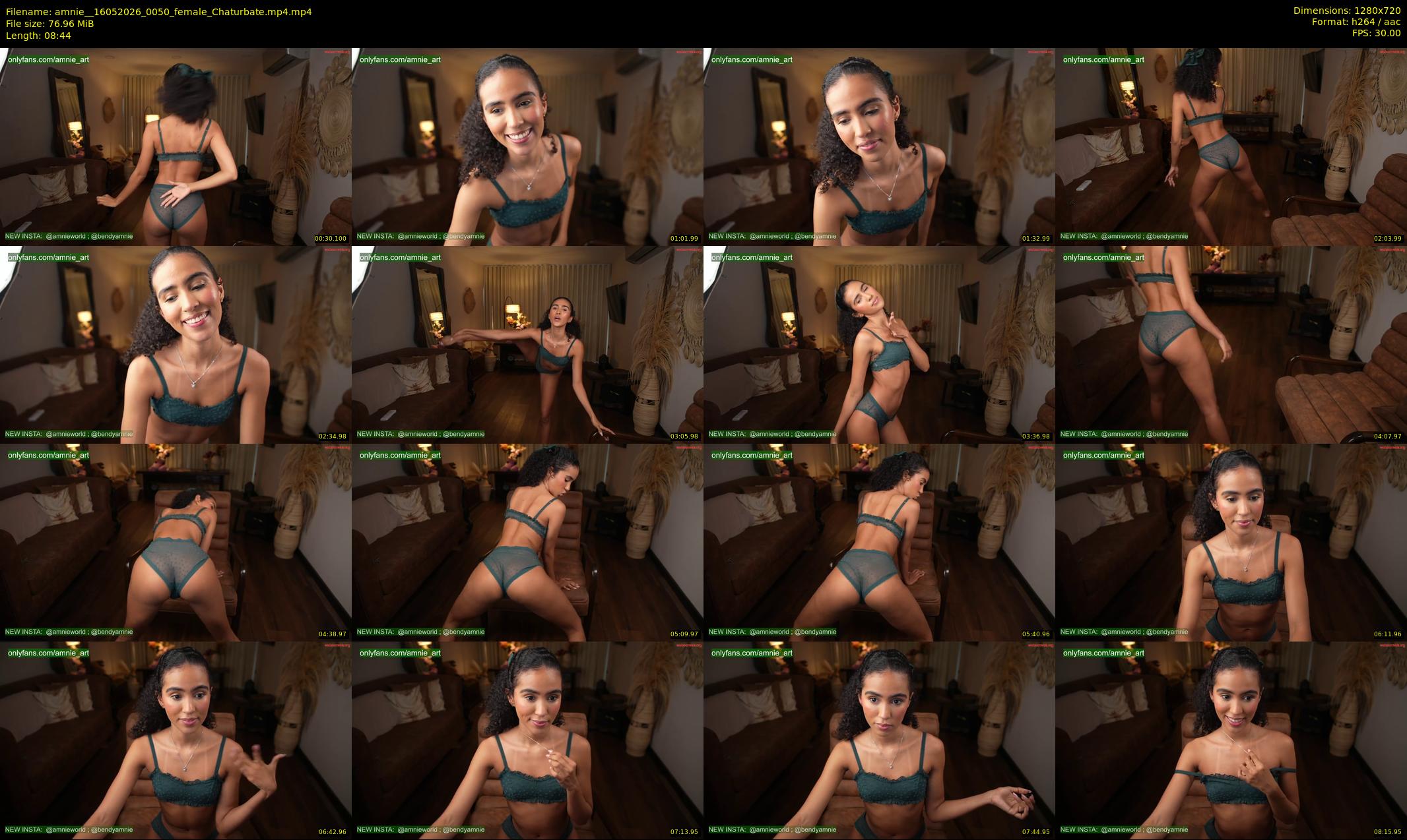 amnie_ — 9 minute Chaturbate female cam show recording, 720p, May 16, 2026