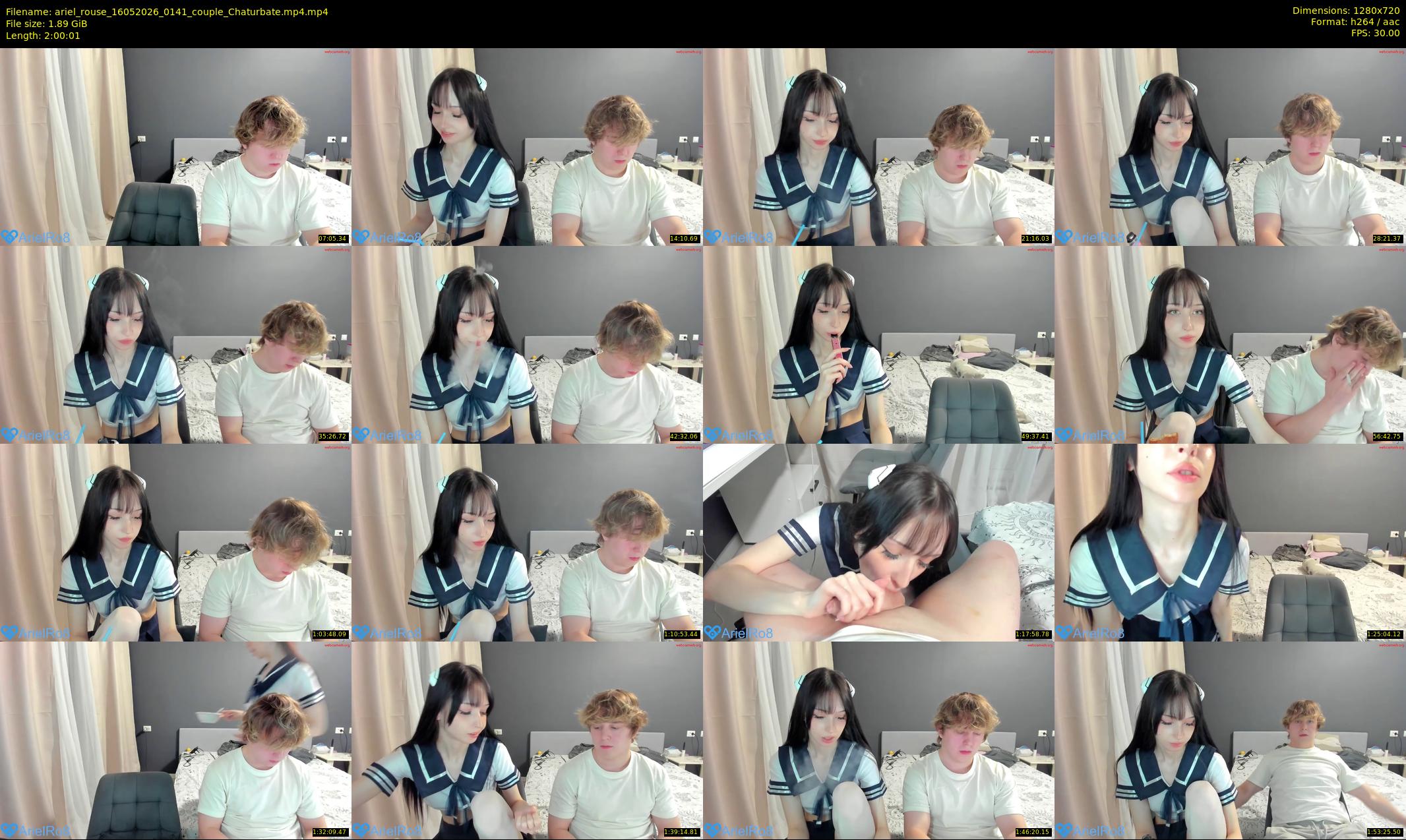 ariel_rouse — 121 minute Chaturbate female cam show recording, 720p, May 16, 2026