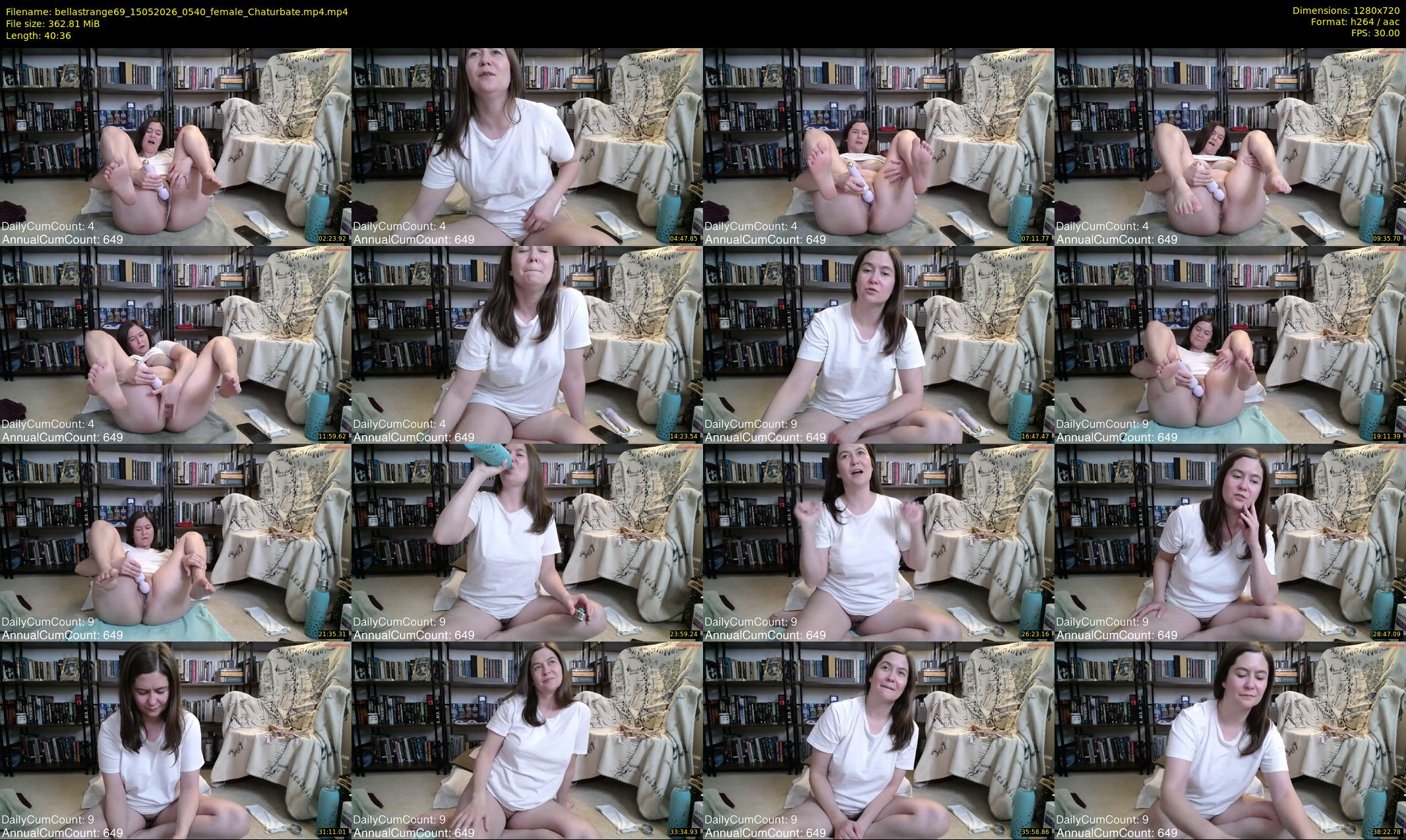bellastrange69 — 41 minute Chaturbate female cam show recording, 720p, May 15, 2026