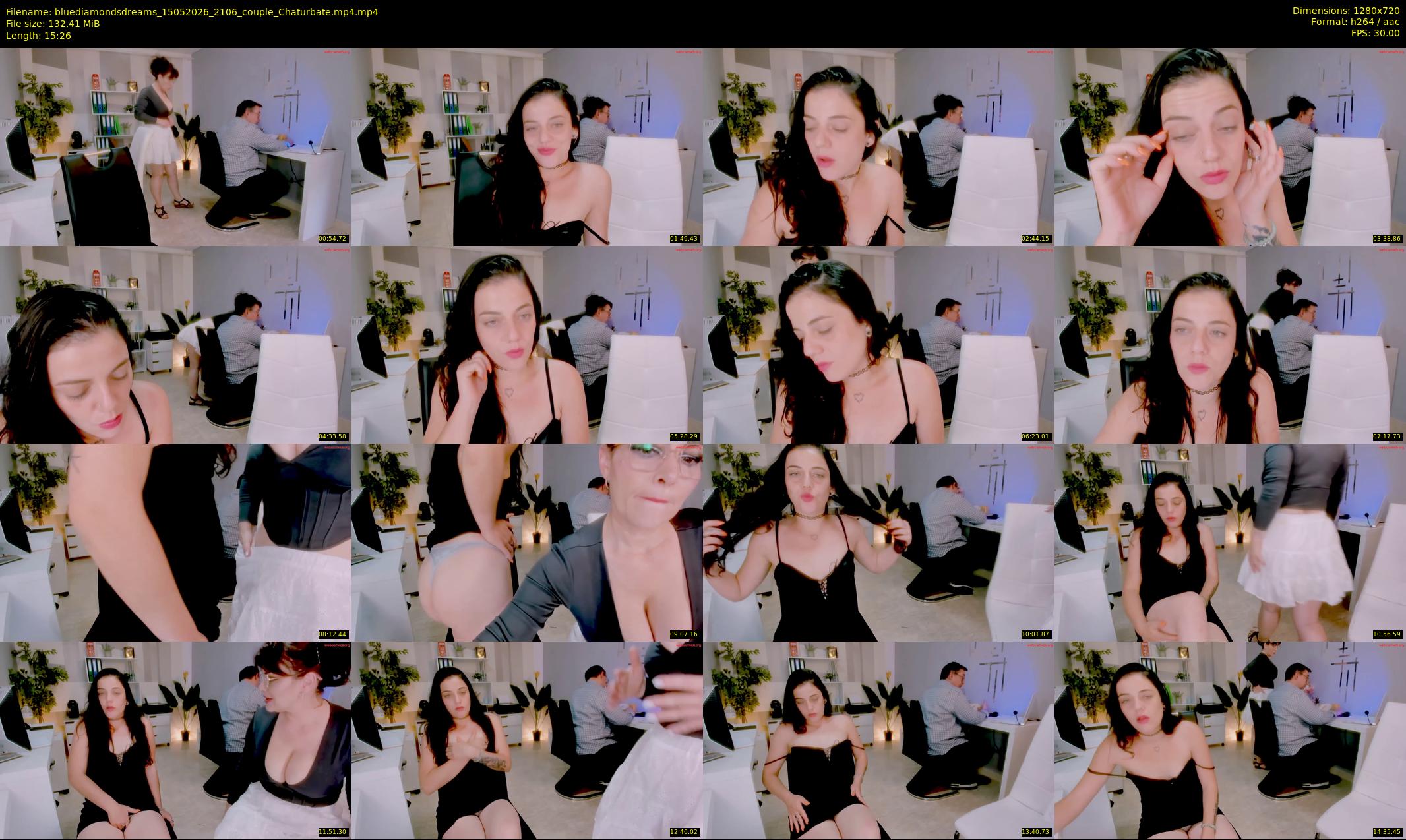 bluediamondsdreams — 16 minute Chaturbate couple cam show recording, 720p, May 15, 2026