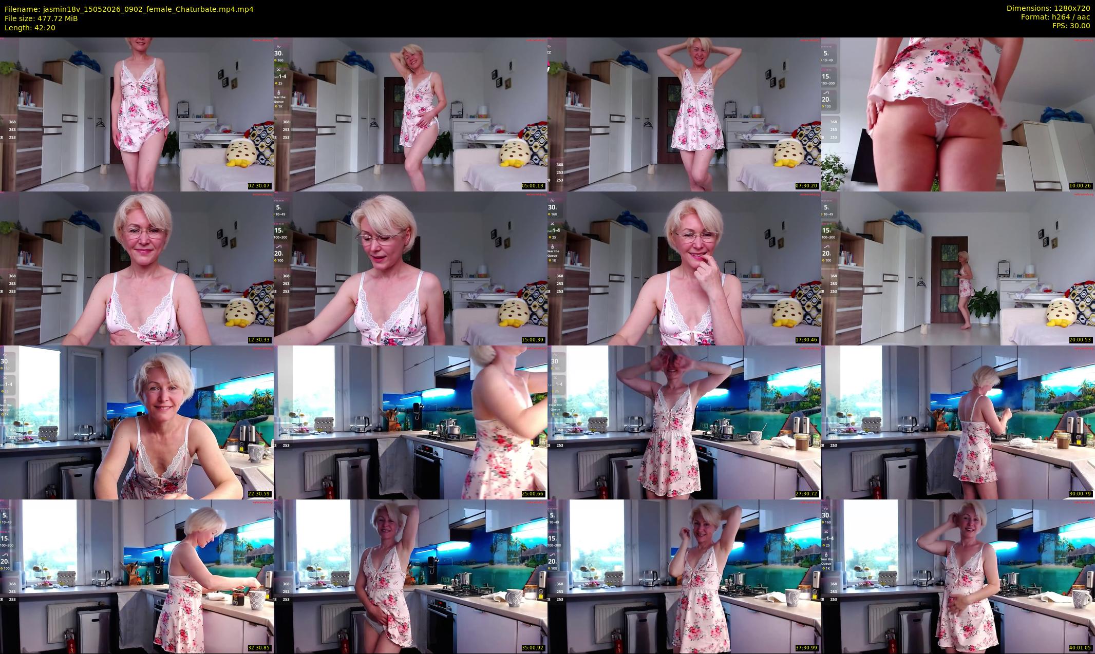 jasmin18v — 43 minute Chaturbate female cam show recording, 720p, May 15, 2026