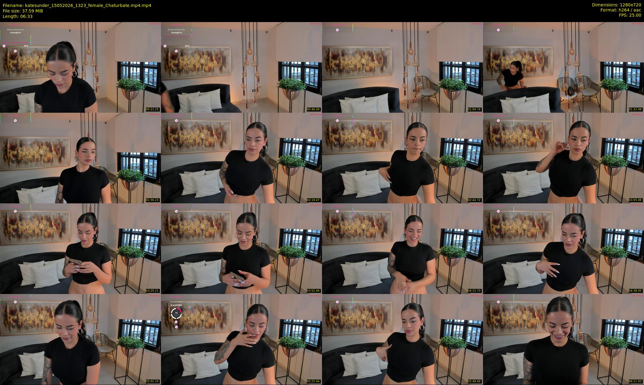 katesunder — 7 minute Chaturbate female cam show recording, 720p, May 15, 2026