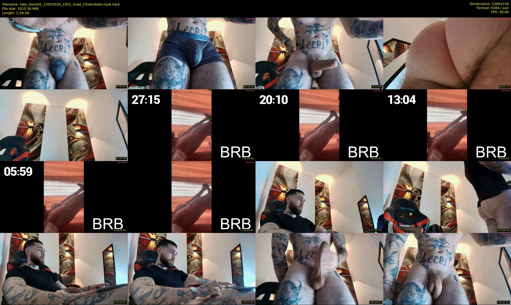luke_davis01 — 120 minute Chaturbate male cam show recording, 720p, May 15, 2026