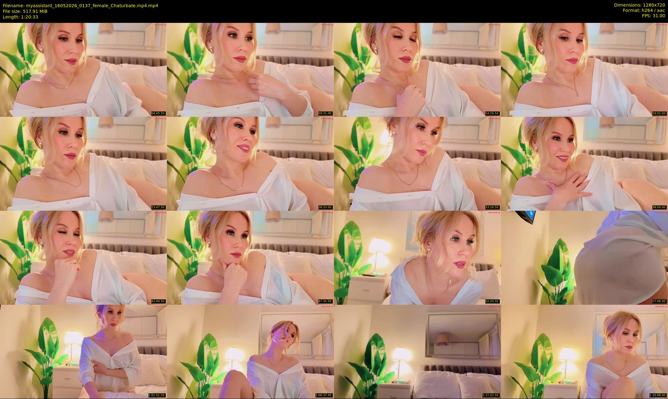 myassistant — 81 minute Chaturbate female cam show recording, 720p, May 16, 2026