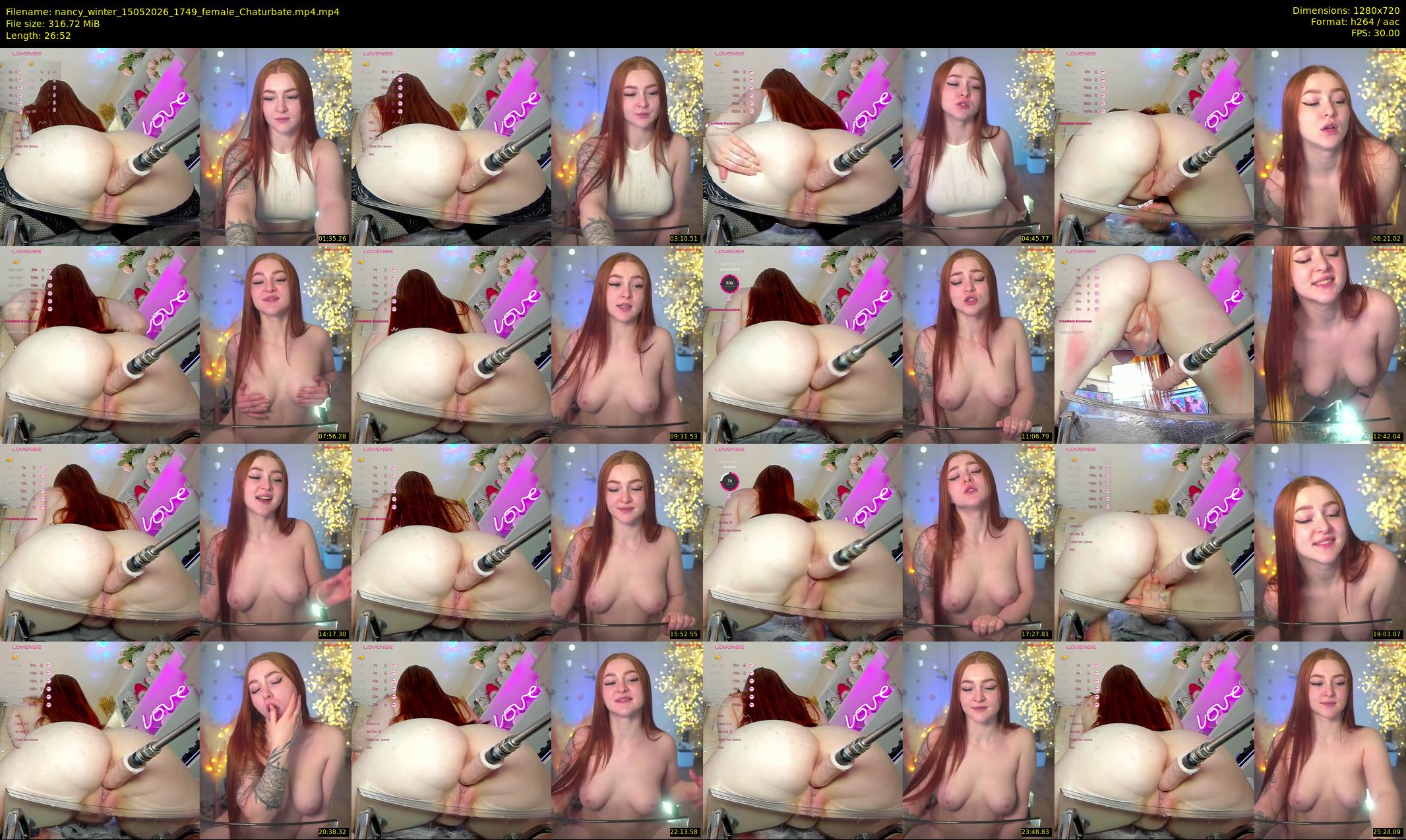 nancy_winter — 27 minute Chaturbate female cam show recording, 720p, May 15, 2026