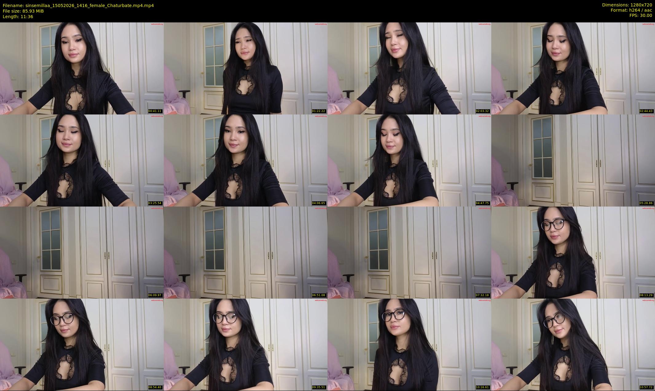 sinsemillaa — 12 minute Chaturbate female cam show recording, 720p, May 15, 2026
