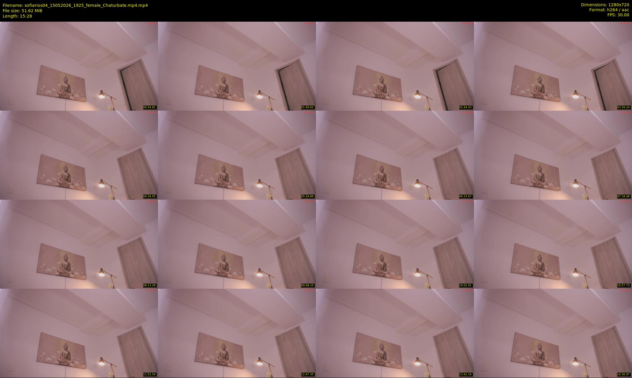 sofiarios04 — 16 minute Chaturbate female cam show recording, 720p, May 15, 2026