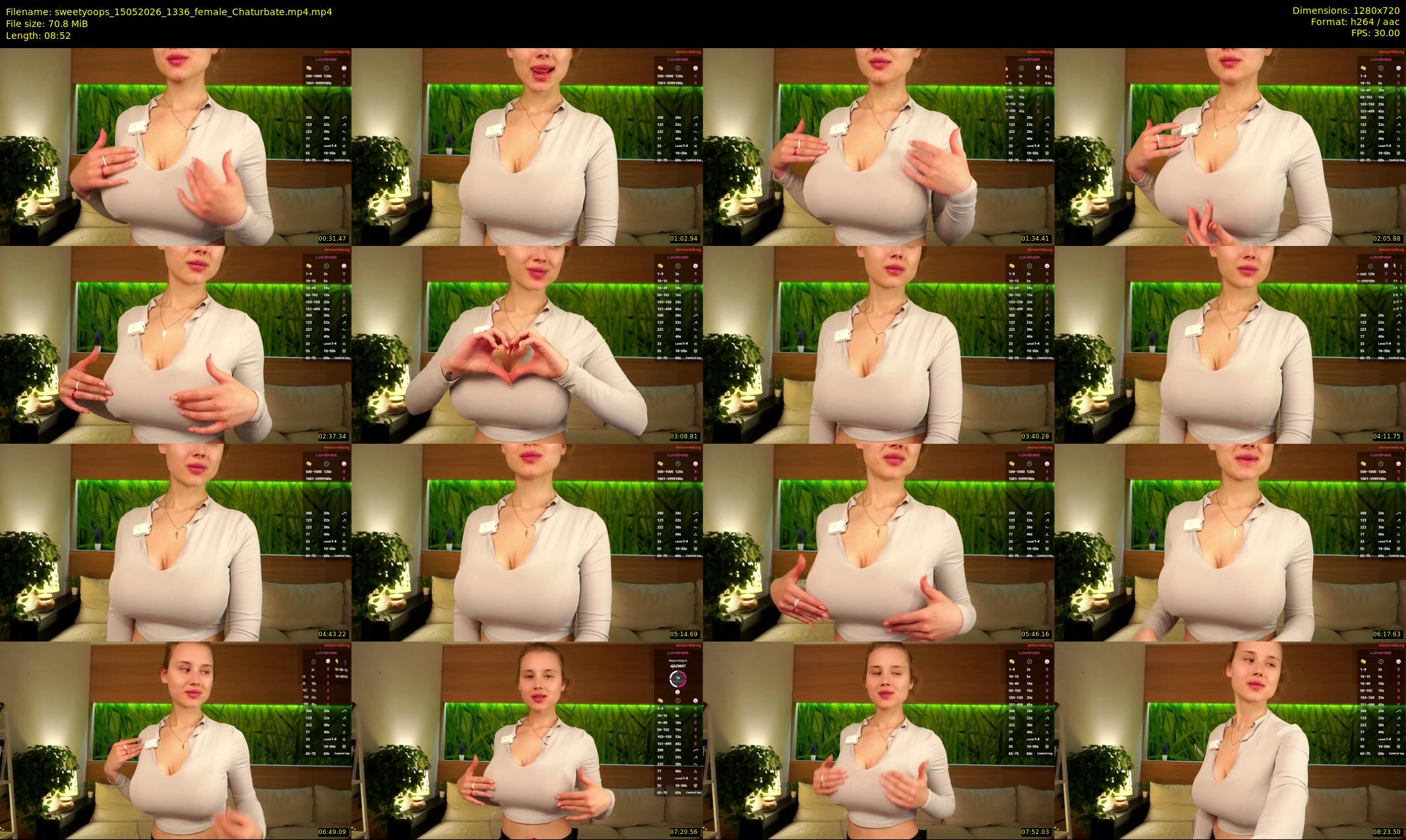 sweetyoops — 9 minute Chaturbate female cam show recording, 720p, May 15, 2026