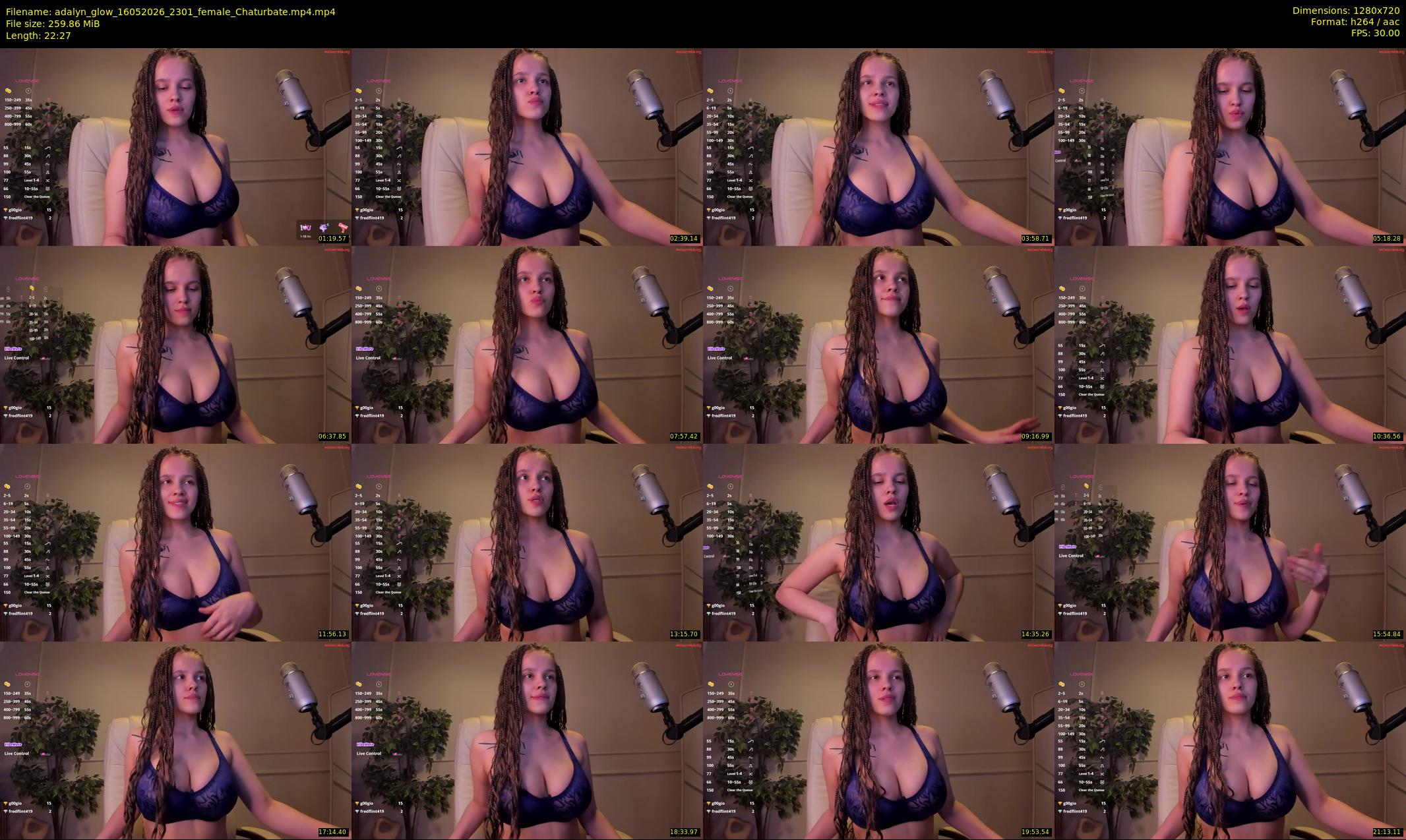 adalyn_glow — 23 minute Chaturbate female cam show recording, 720p, May 16, 2026