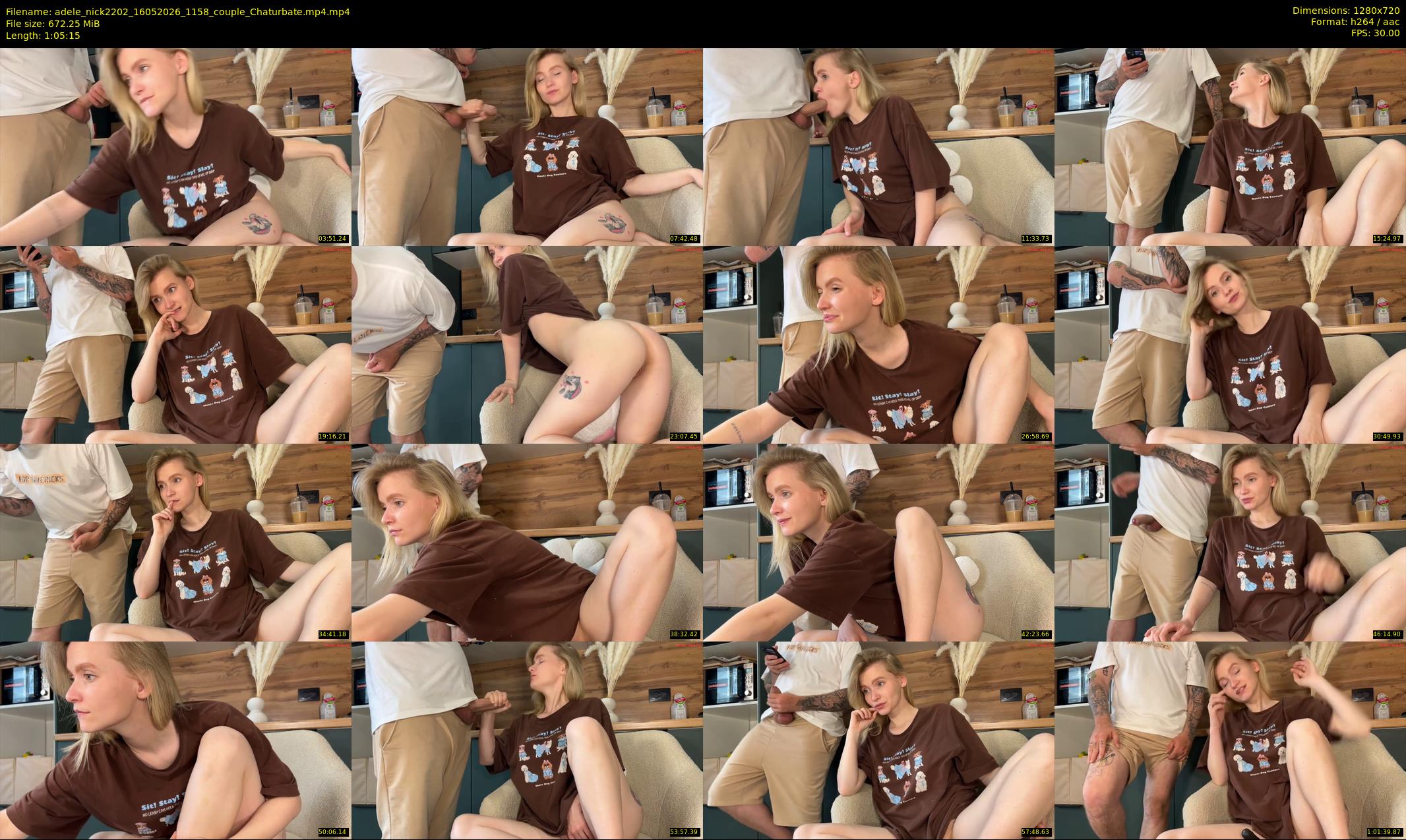 adele_nick2202 — 66 minute Chaturbate couple cam show recording, 720p, May 16, 2026