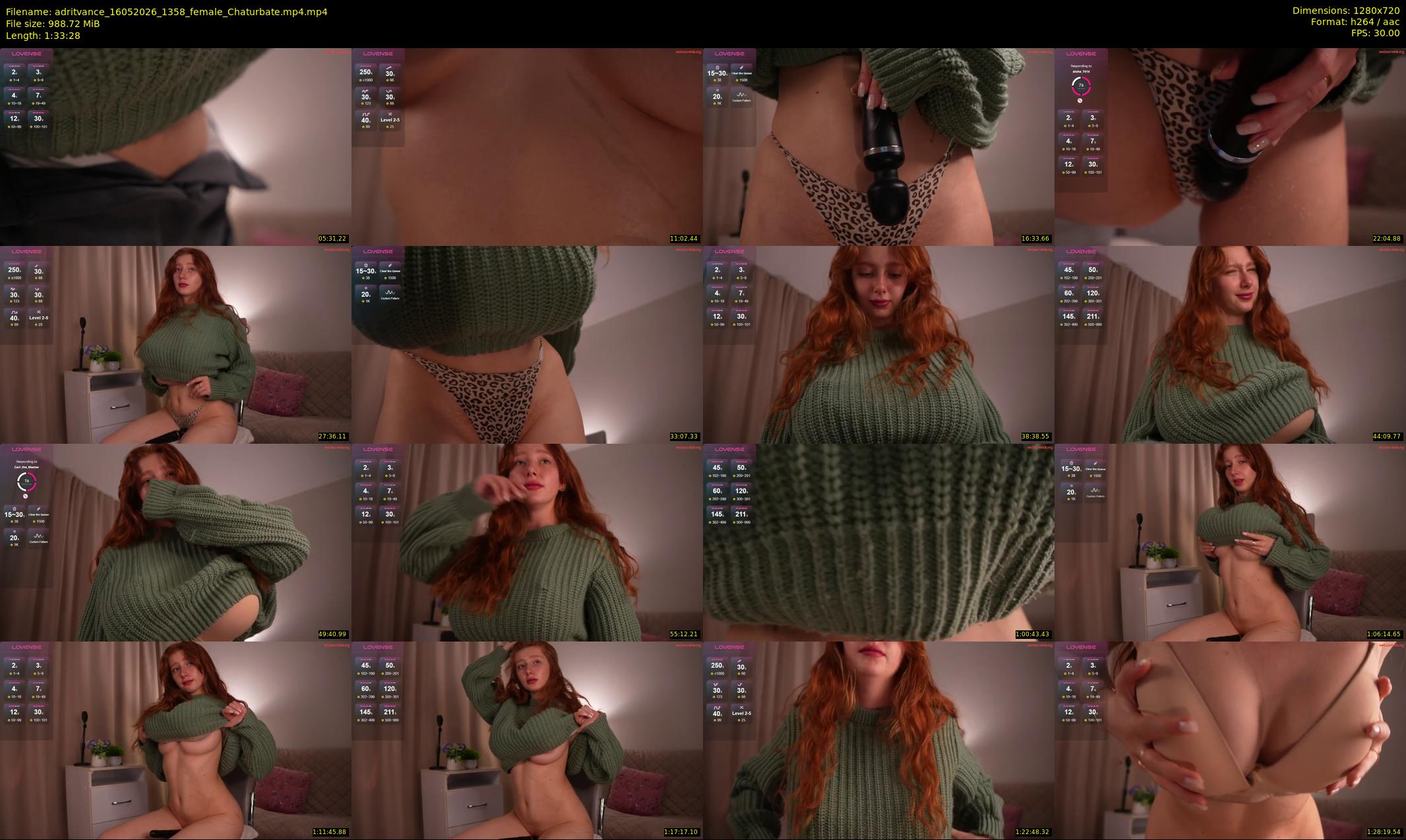 adritvance — 94 minute Chaturbate female cam show recording, 720p, May 16, 2026