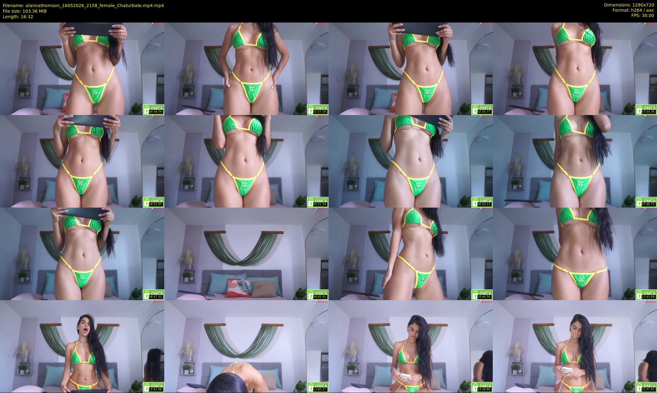 alannathomson — 17 minute Chaturbate female cam show recording, 720p, May 16, 2026