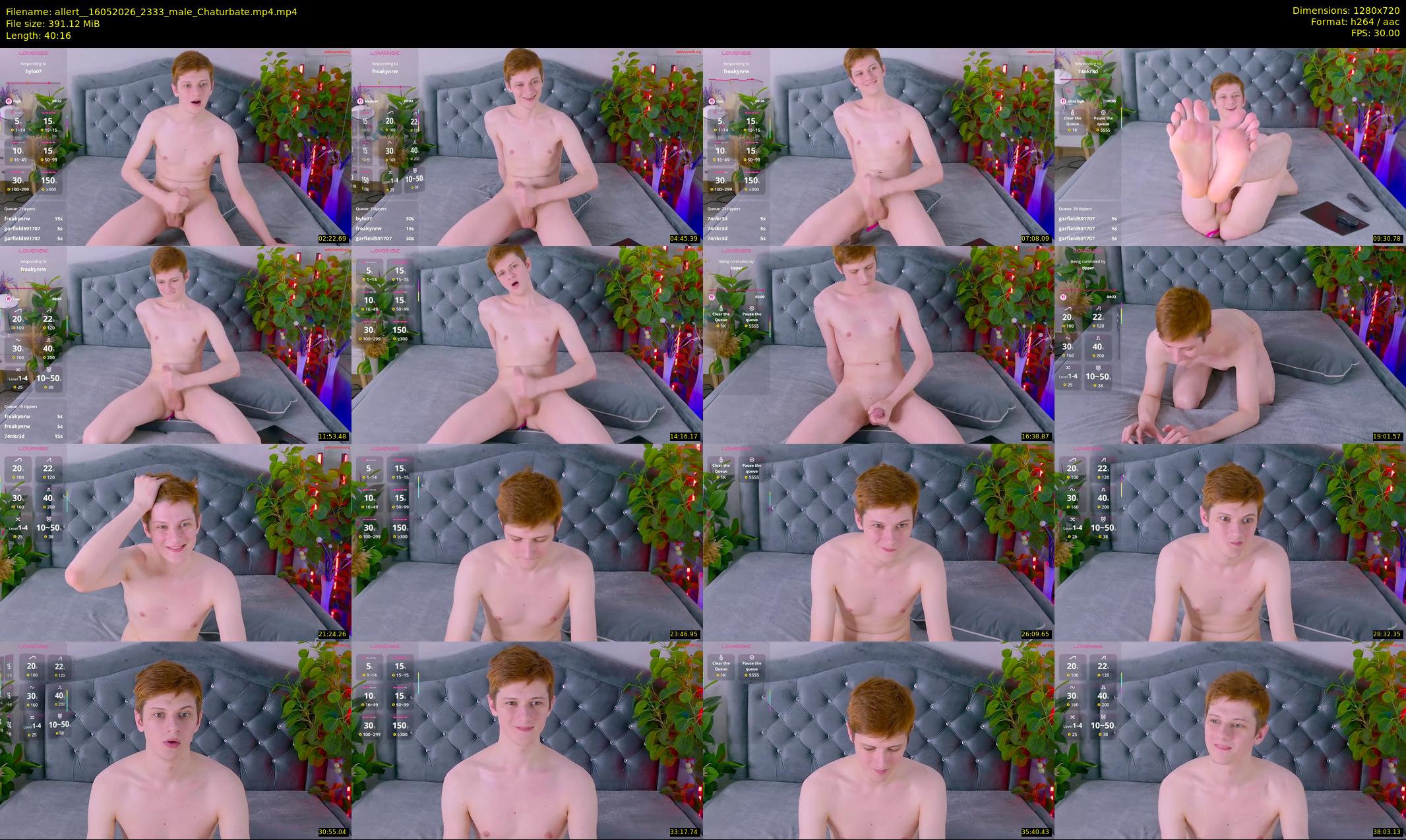 allert_ — 41 minute Chaturbate male cam show recording, 720p, May 16, 2026