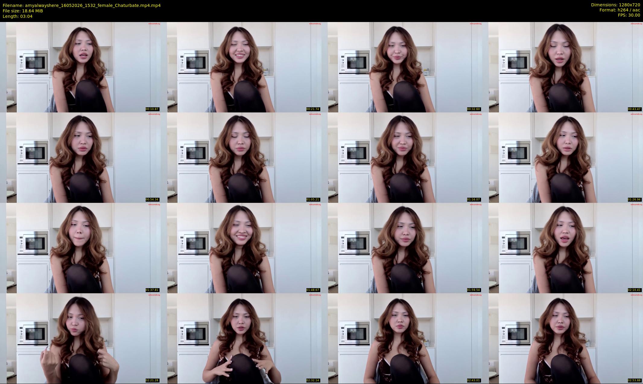 amyalwayshere — 4 minute Chaturbate female cam show recording, 720p, May 16, 2026