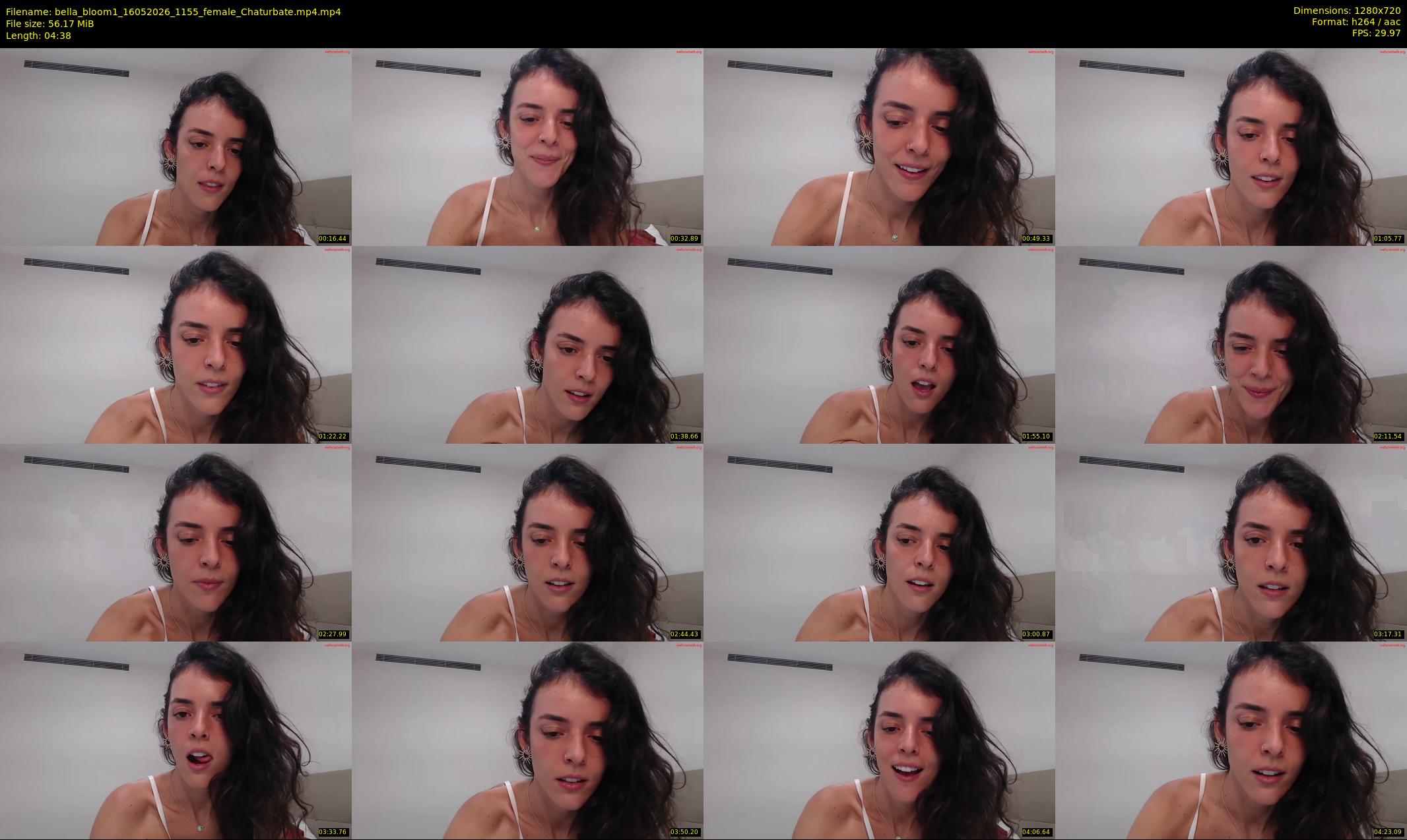 bella_bloom1 — 5 minute Chaturbate female cam show recording, 720p, May 16, 2026