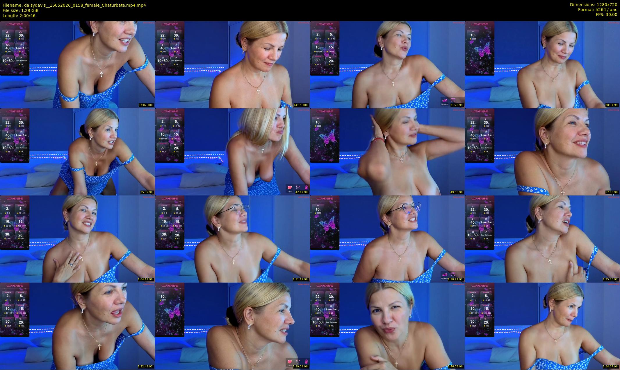 daisydavis_ — 121 minute Chaturbate female cam show recording, 720p, May 16, 2026
