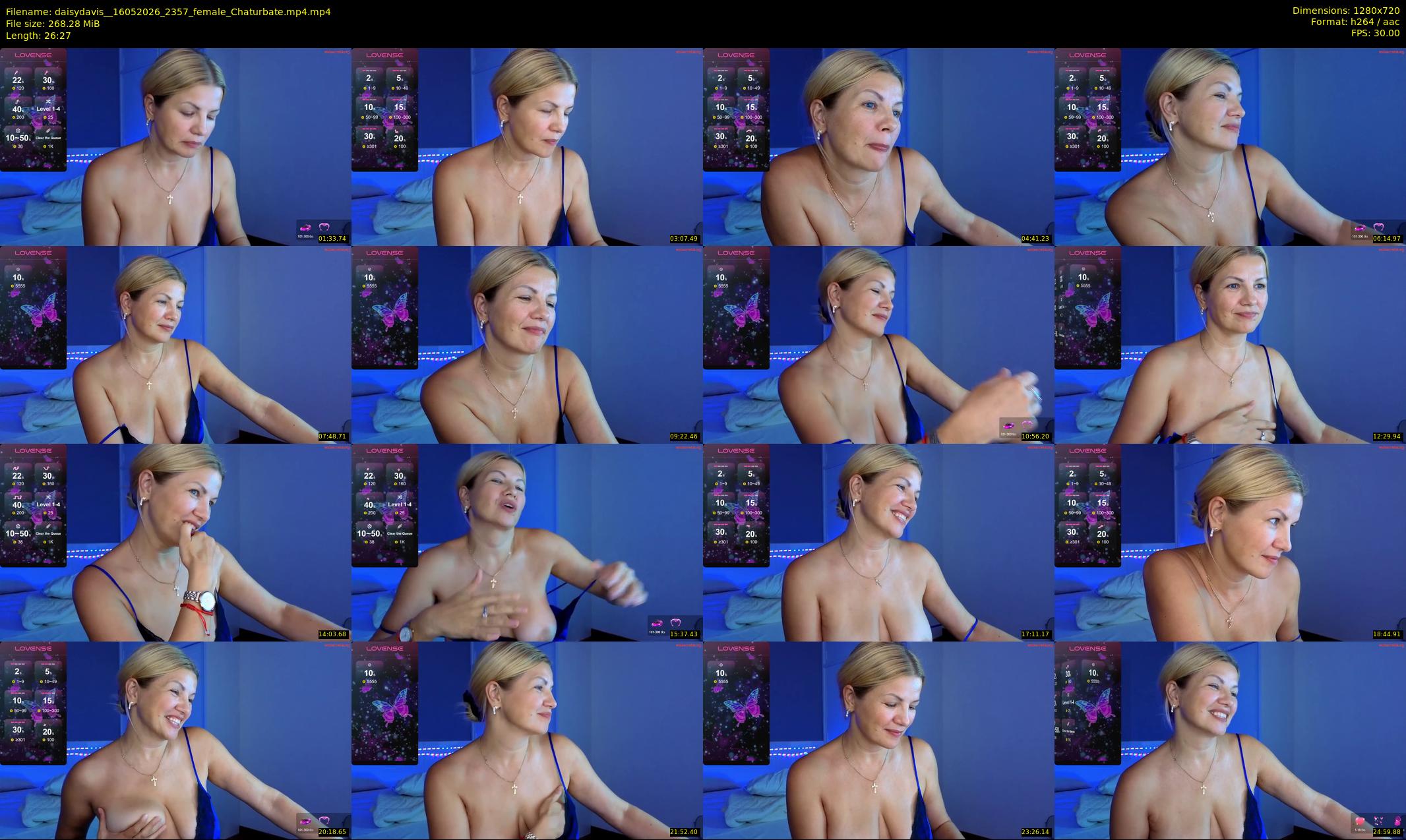 daisydavis_ — 27 minute Chaturbate female cam show recording, 720p, May 16, 2026
