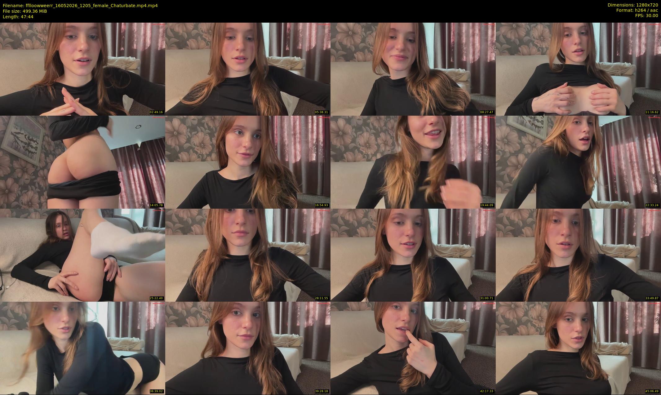 fflloowweerr — 48 minute Chaturbate couple cam show recording, 720p, May 16, 2026