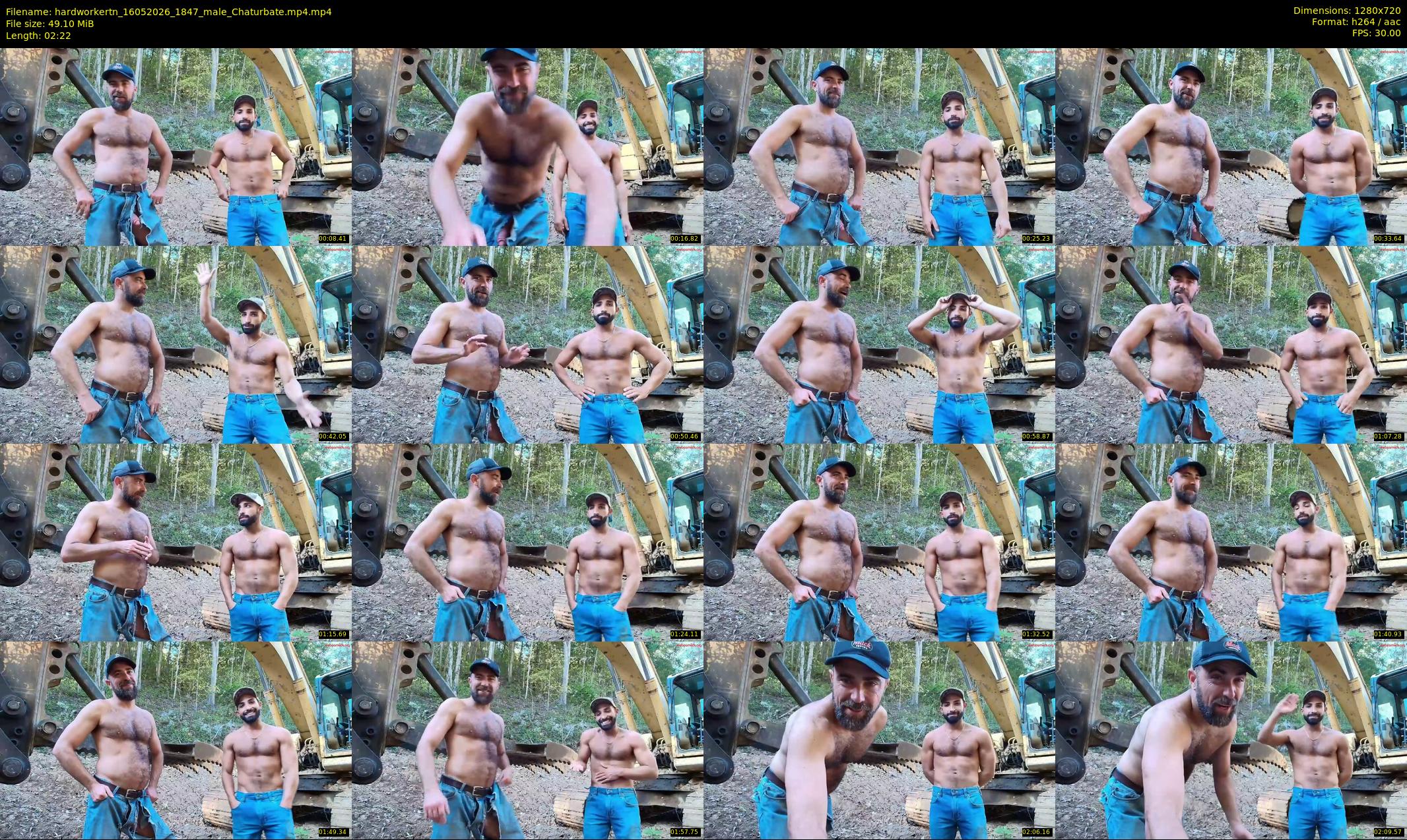 hardworkertn — 3 minute Chaturbate male cam show recording, 720p, May 16, 2026