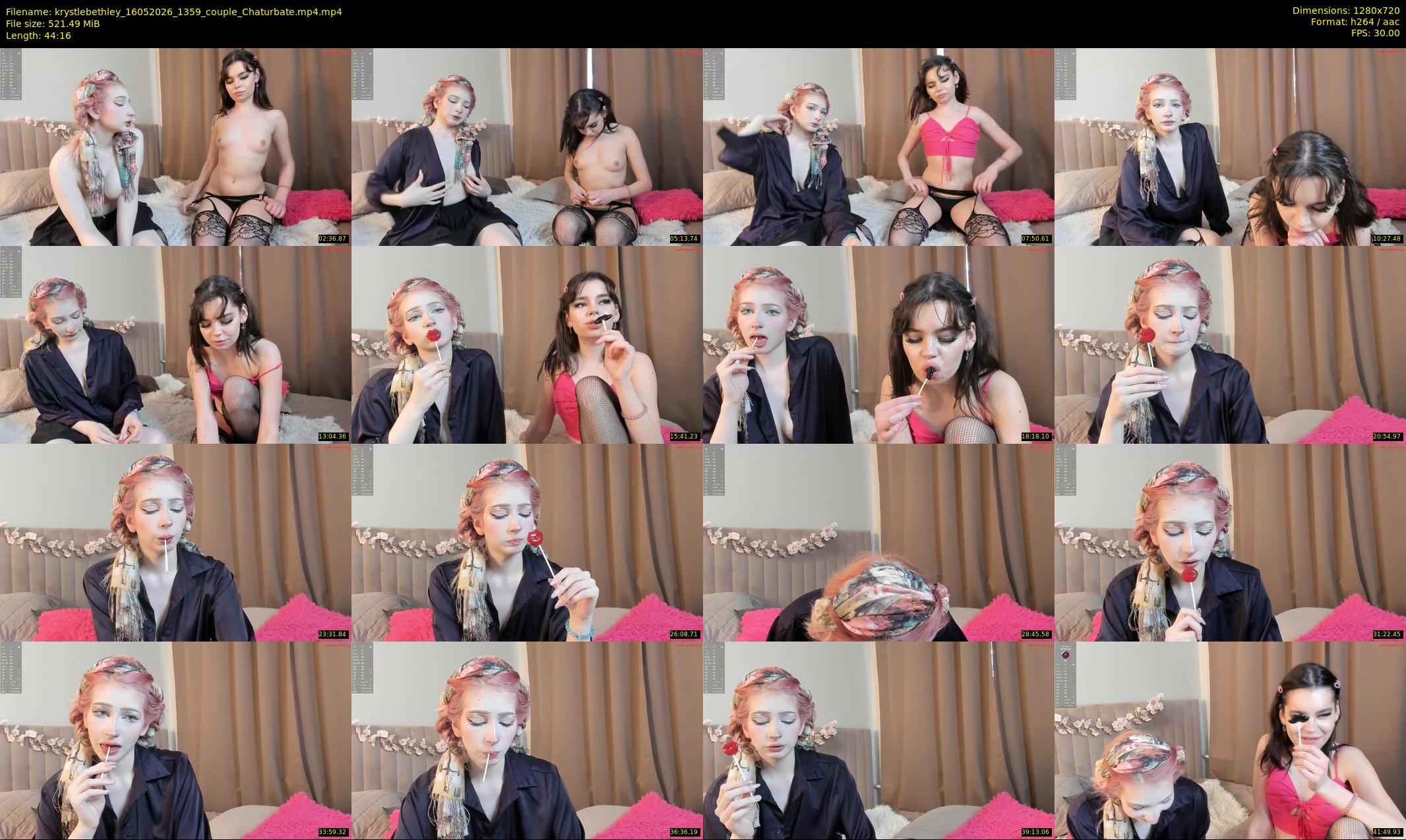 krystlebethley — 45 minute Chaturbate couple cam show recording, 720p, May 16, 2026