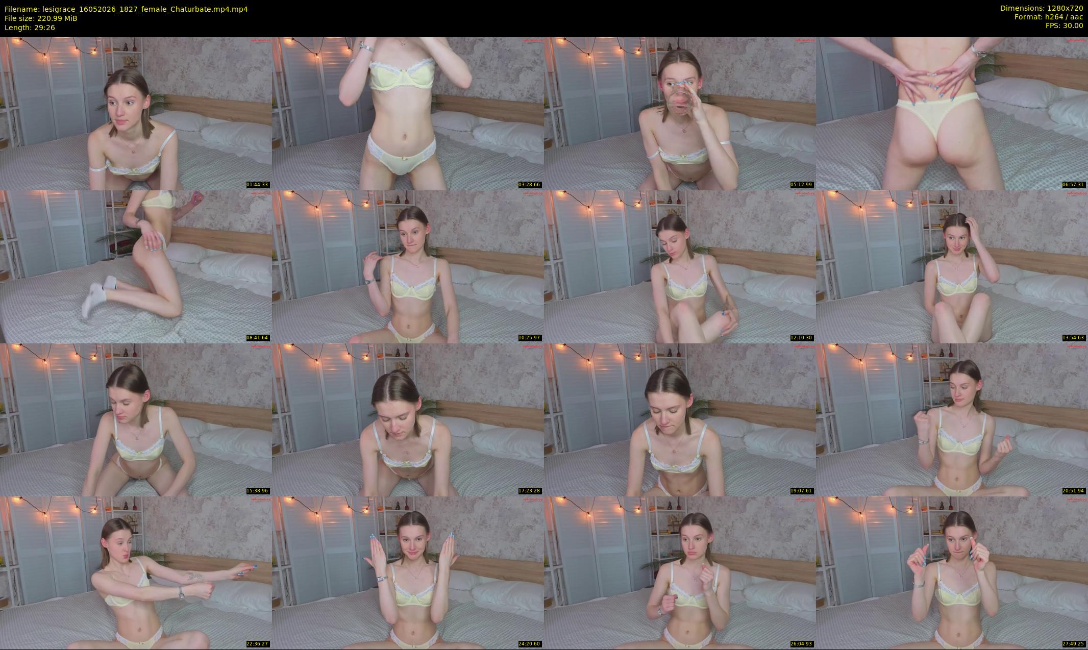 lesigrace — 30 minute Chaturbate female cam show recording, 720p, May 16, 2026