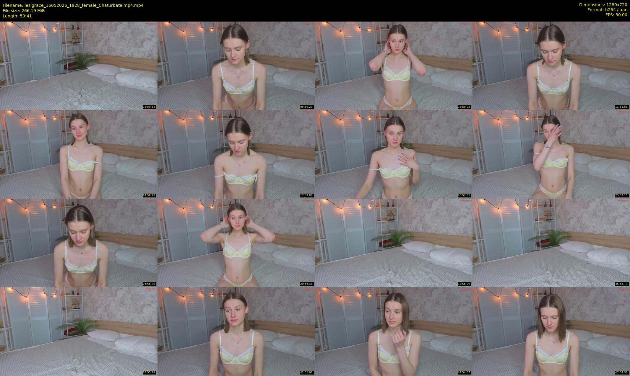 lesigrace — 51 minute Chaturbate female cam show recording, 720p, May 16, 2026