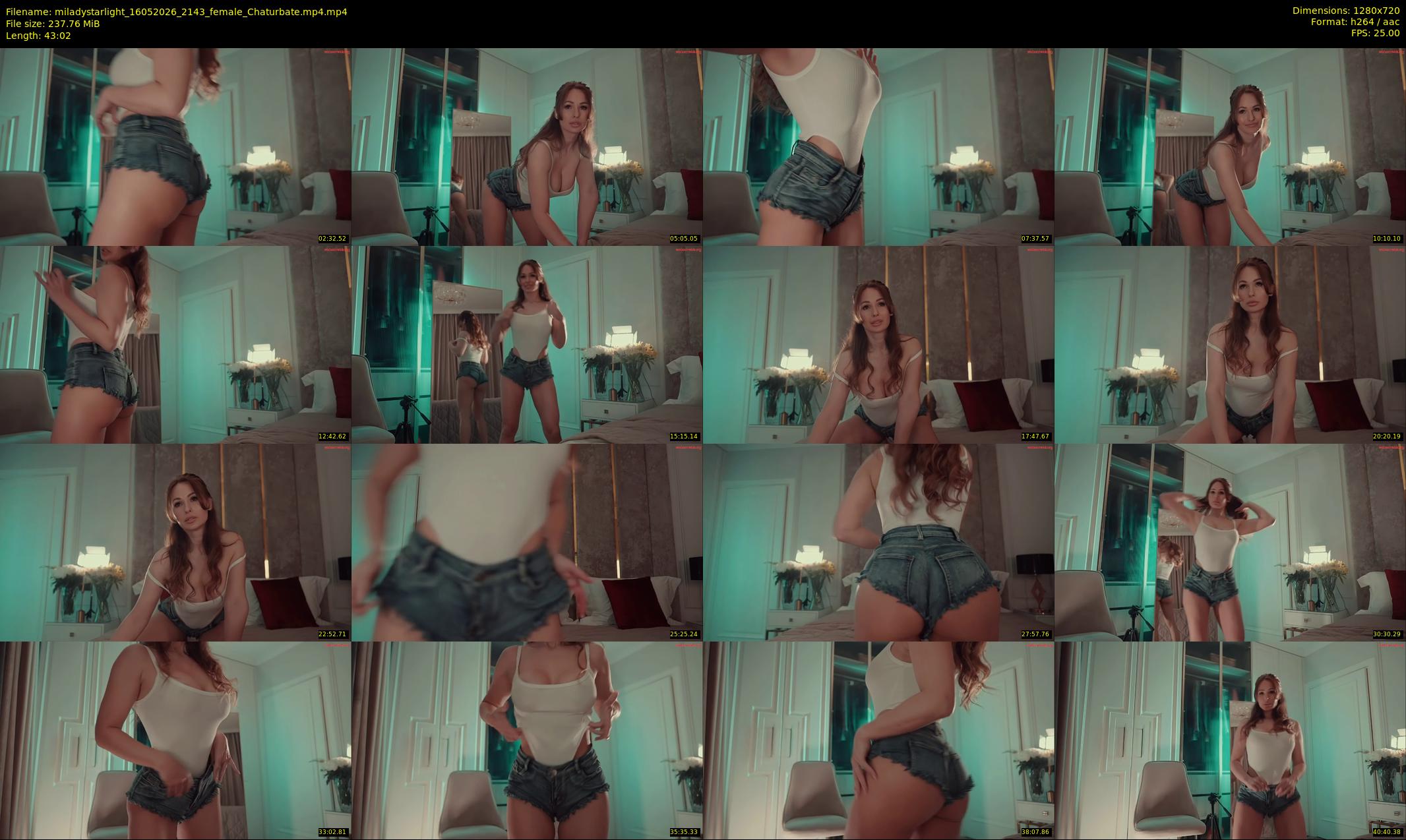 miladystarlight — 44 minute Chaturbate female cam show recording, 720p, May 16, 2026
