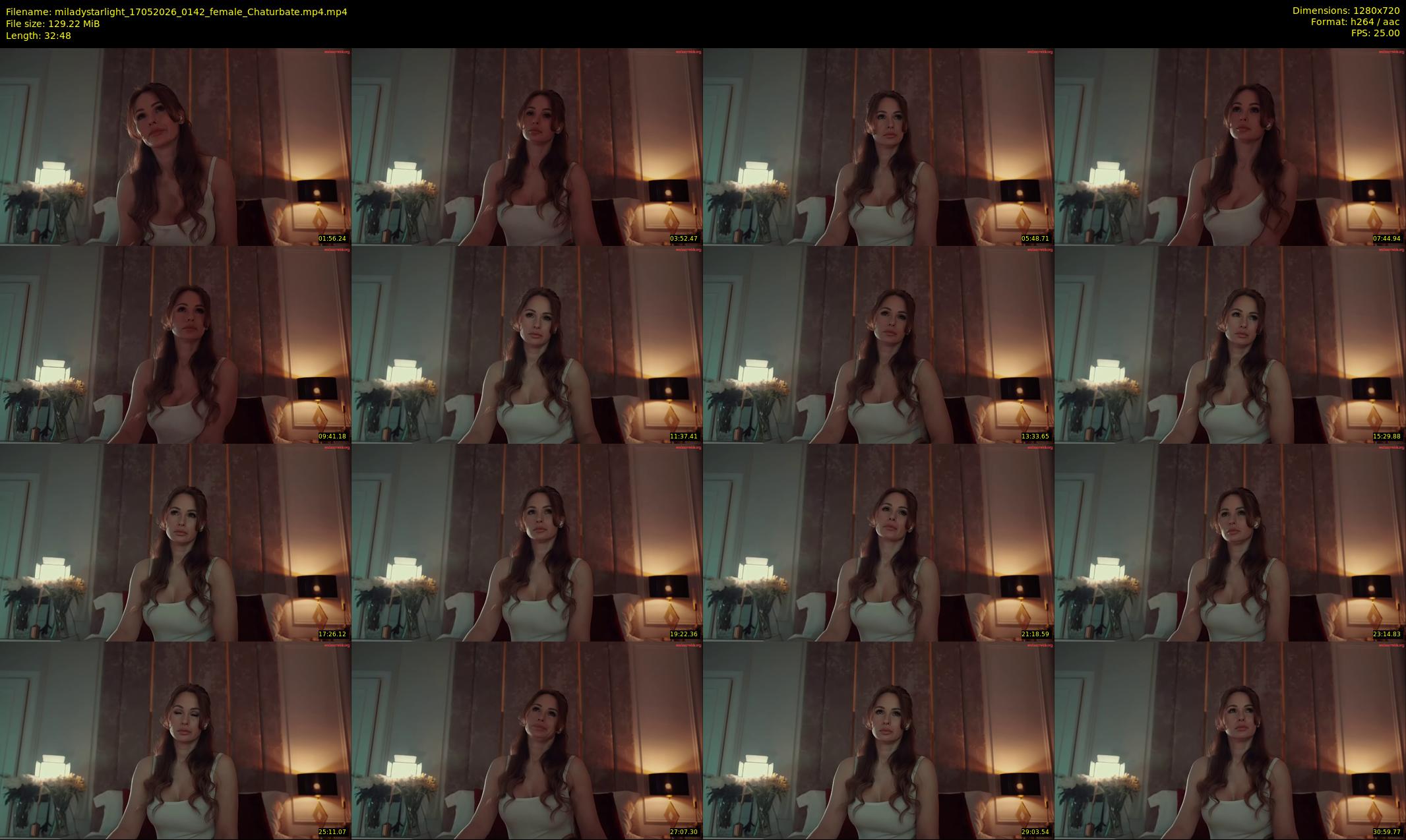 miladystarlight — 33 minute Chaturbate female cam show recording, 720p, May 17, 2026