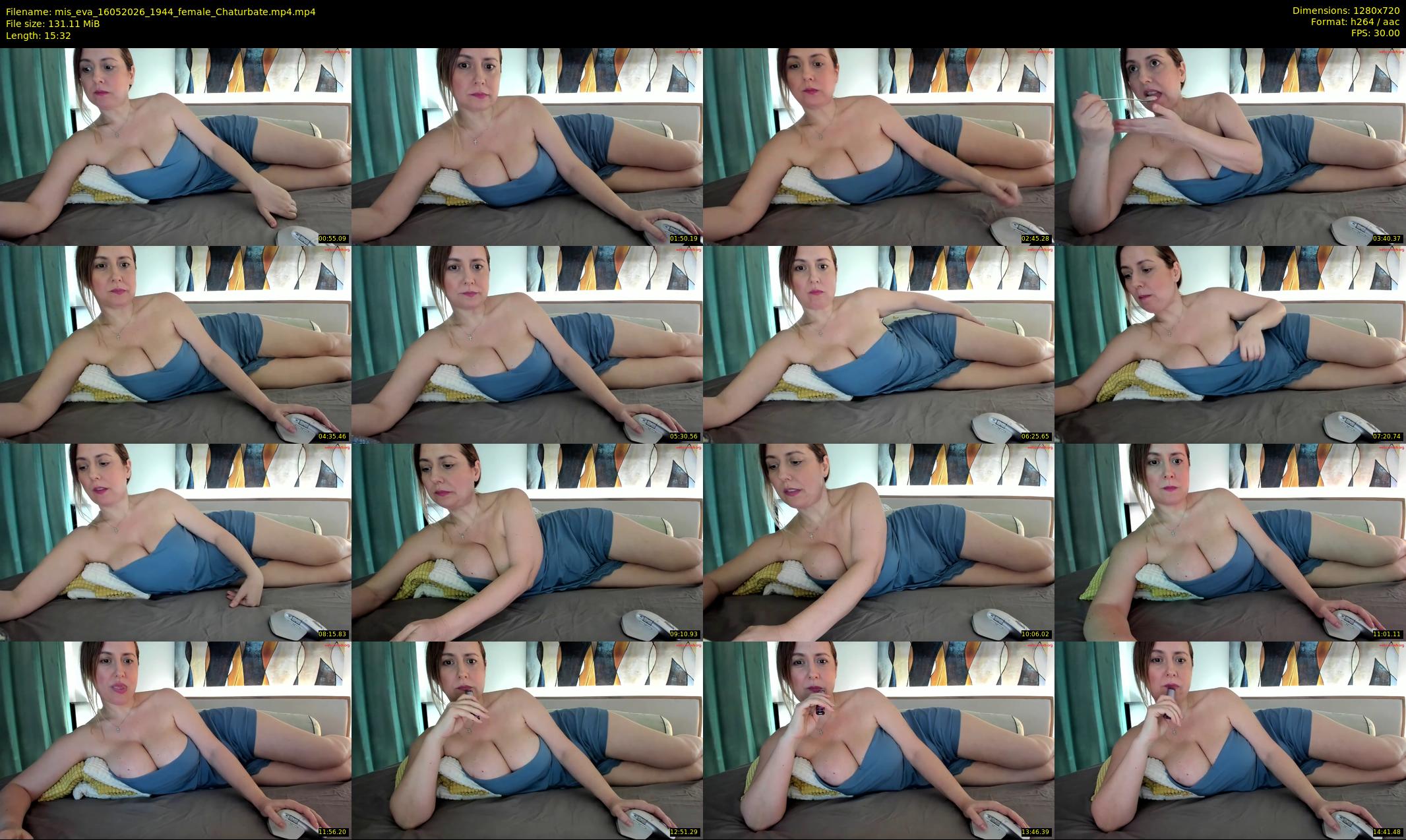 mis_eva — 16 minute Chaturbate female cam show recording, 720p, May 16, 2026