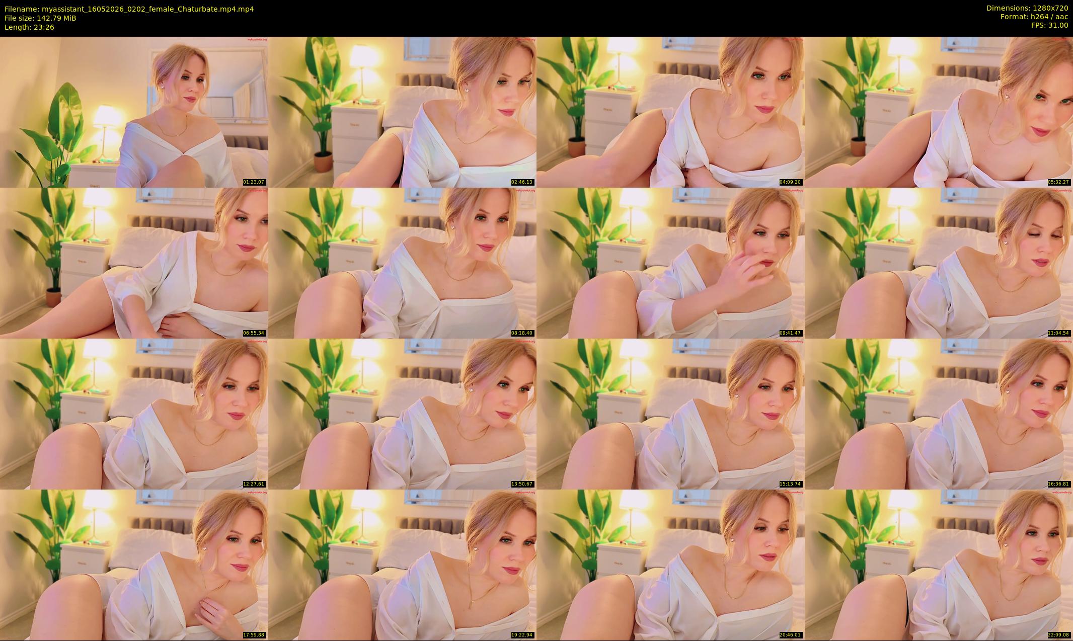 myassistant — 24 minute Chaturbate female cam show recording, 720p, May 16, 2026