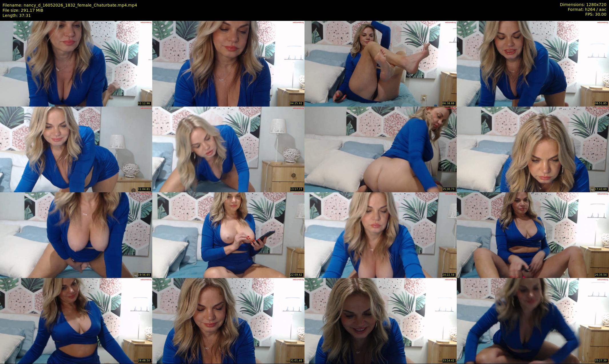 nancy_d — 38 minute Chaturbate female cam show recording, 720p, May 16, 2026