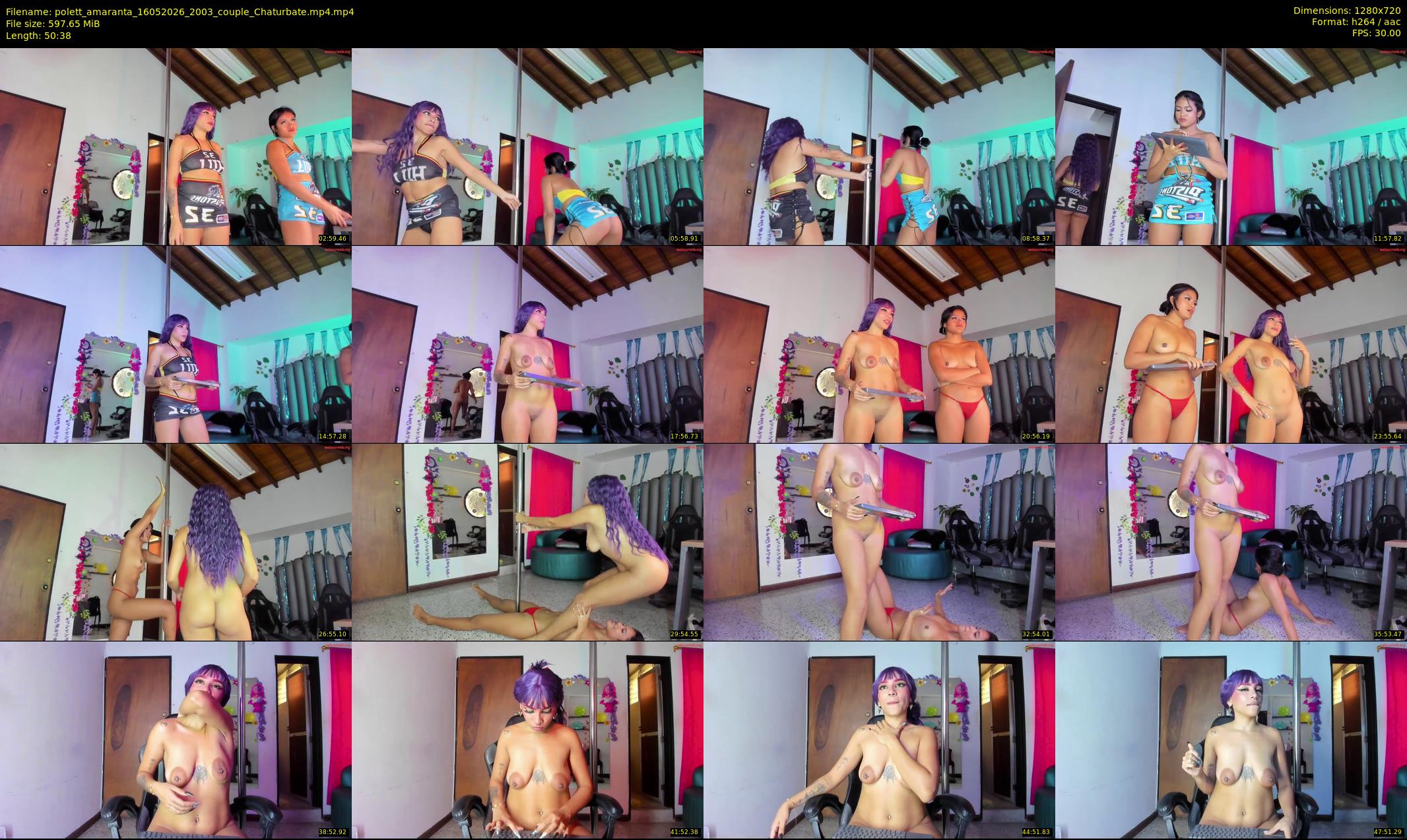 polett_amaranta — 51 minute Chaturbate couple cam show recording, 720p, May 16, 2026