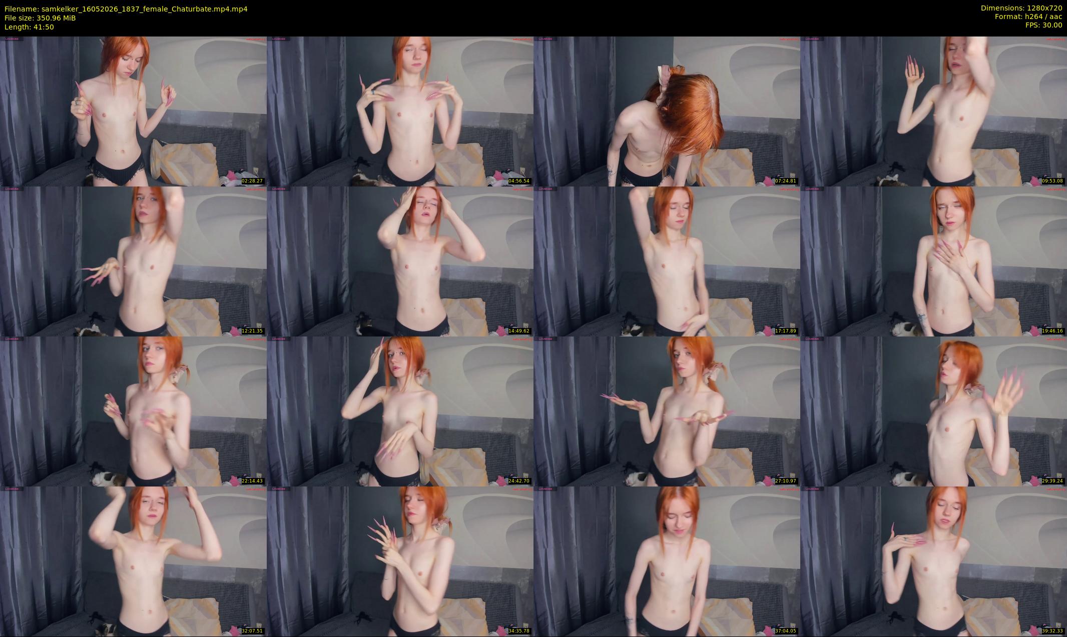 samkelker — 42 minute Chaturbate female cam show recording, 720p, May 16, 2026