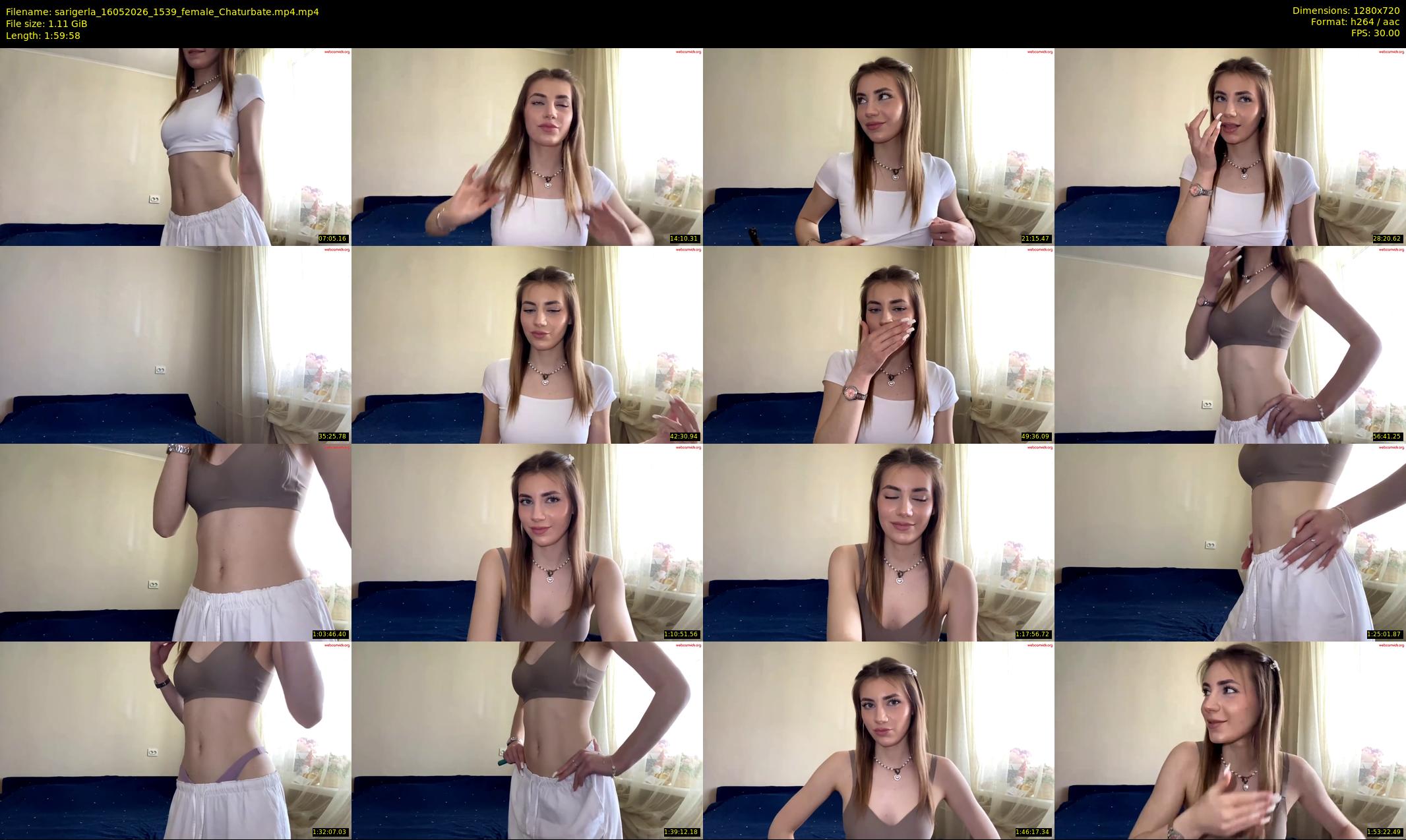 sarigerla — 120 minute Chaturbate female cam show recording, 720p, May 16, 2026