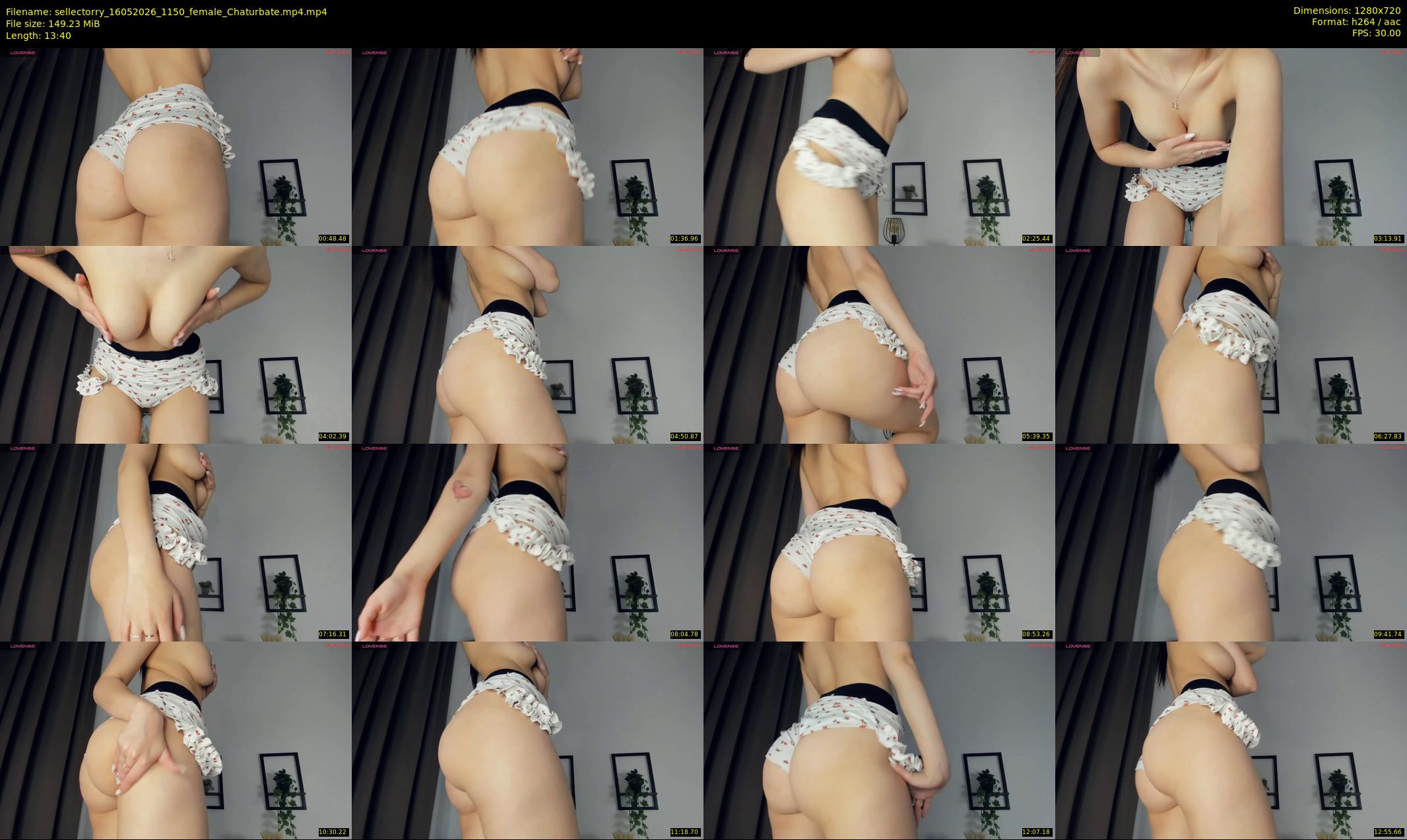 sellectorry — 14 minute Chaturbate female cam show recording, 720p, May 16, 2026