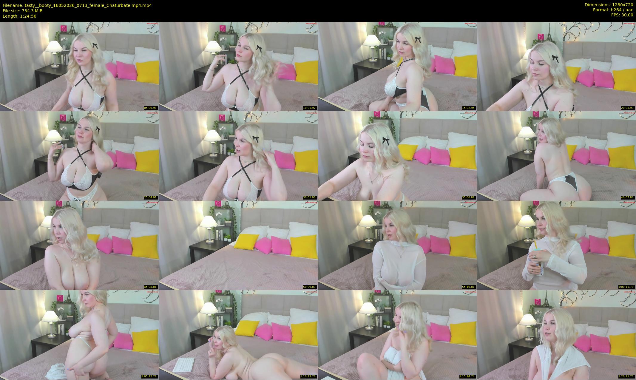 tasty__booty — 85 minute Chaturbate female cam show recording, 720p, May 16, 2026