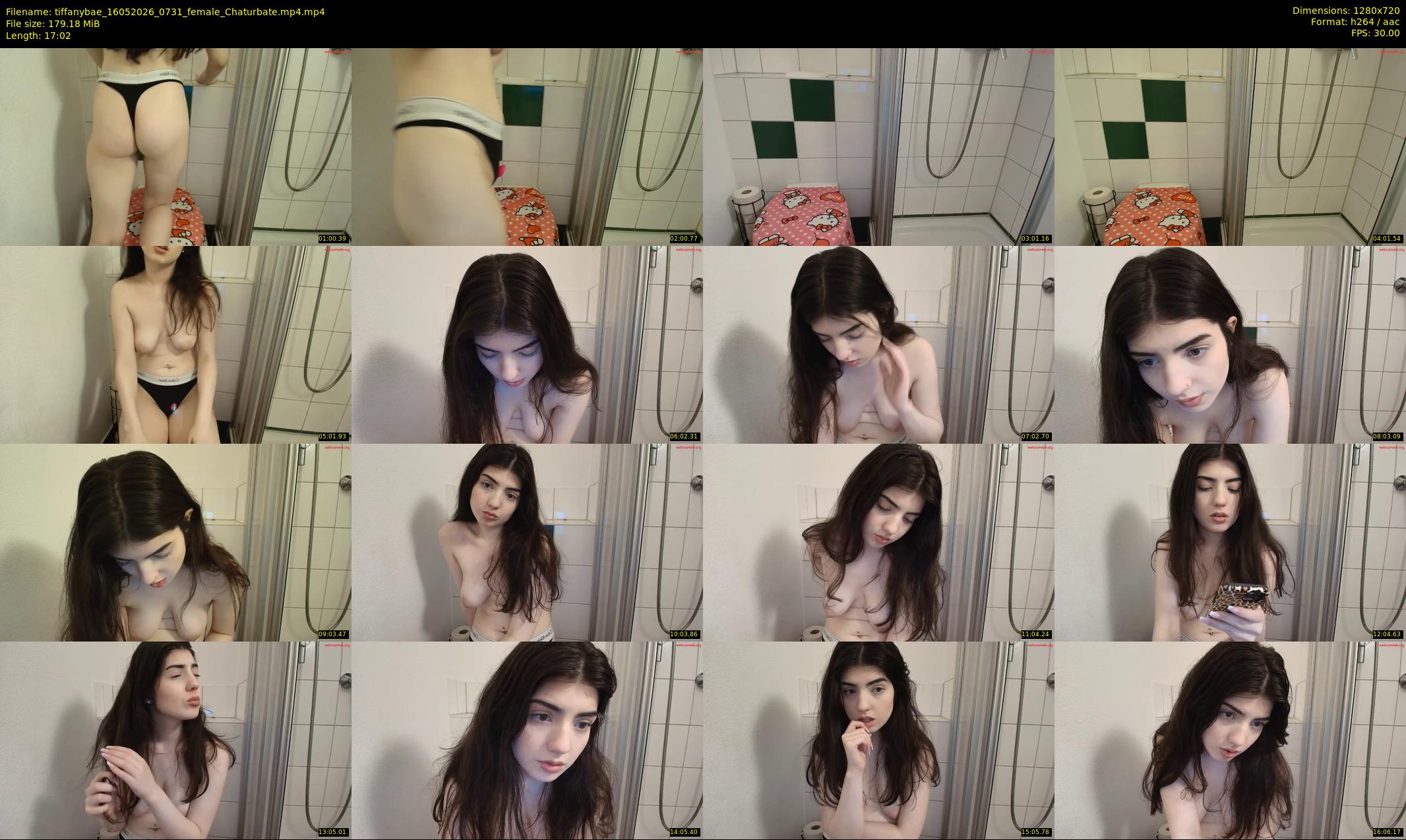 tiffanybae — 18 minute Chaturbate female cam show recording, 720p, May 16, 2026