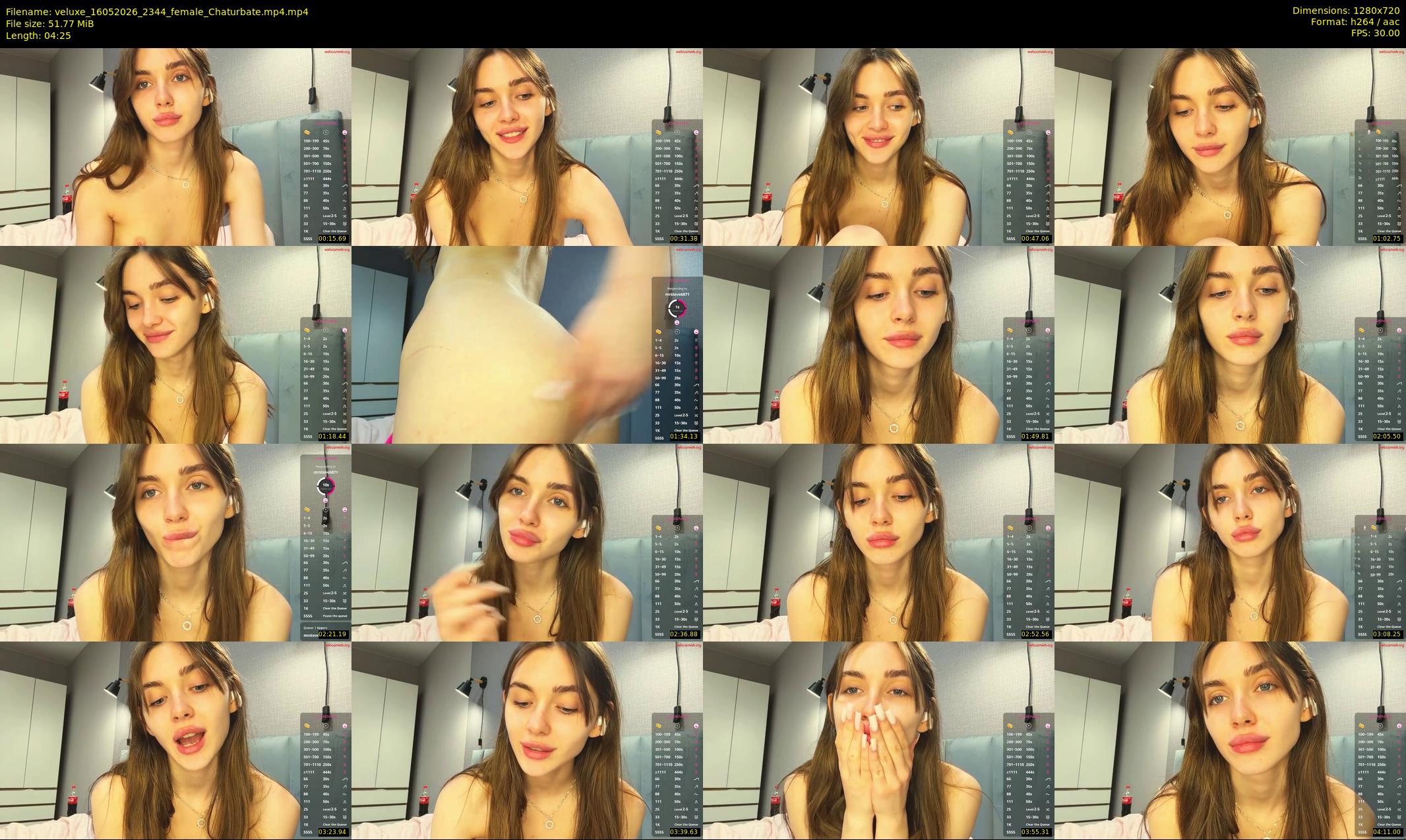 veluxe — 5 minute Chaturbate female cam show recording, 720p, May 16, 2026