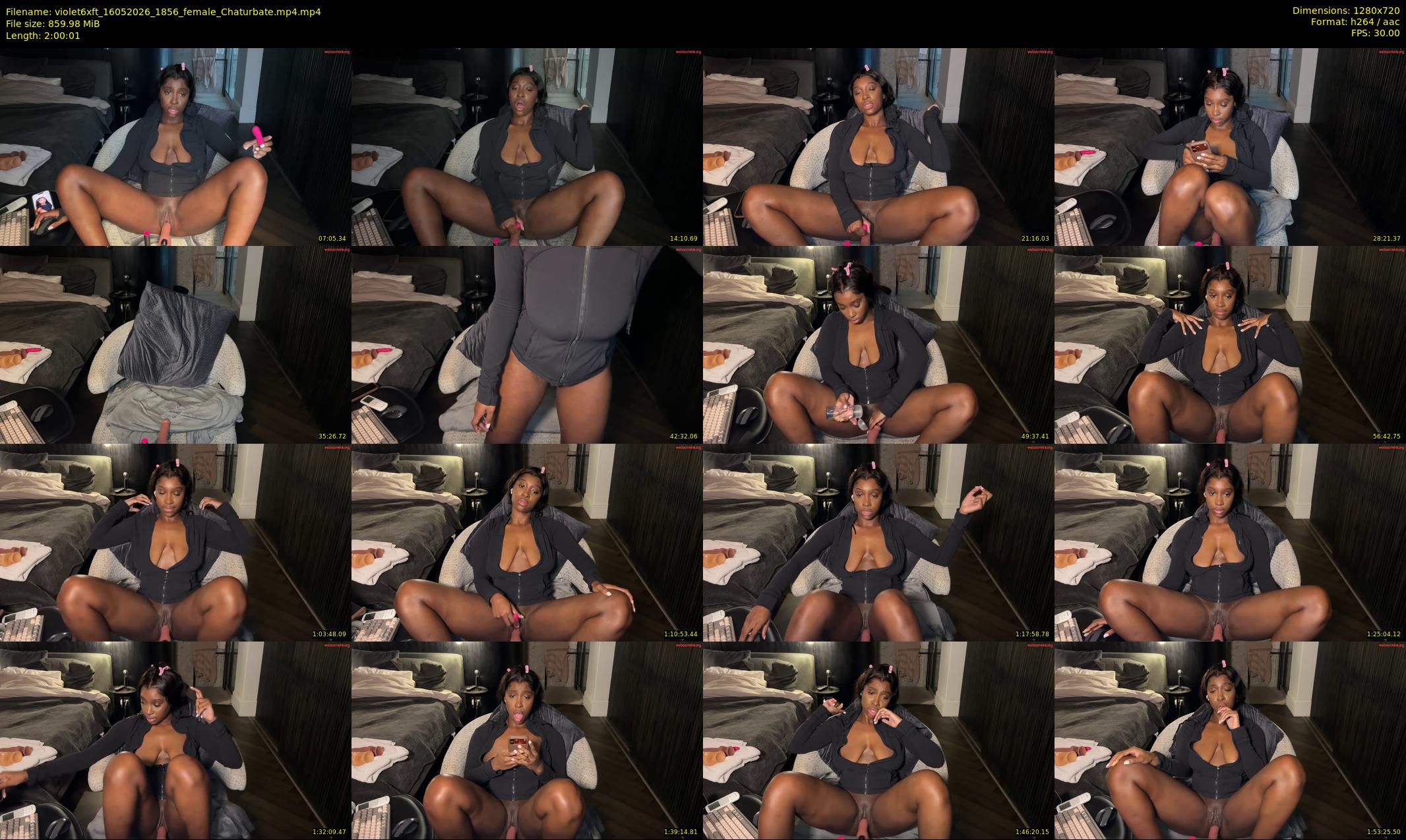 violet6xft — 121 minute Chaturbate female cam show recording, 720p, May 16, 2026