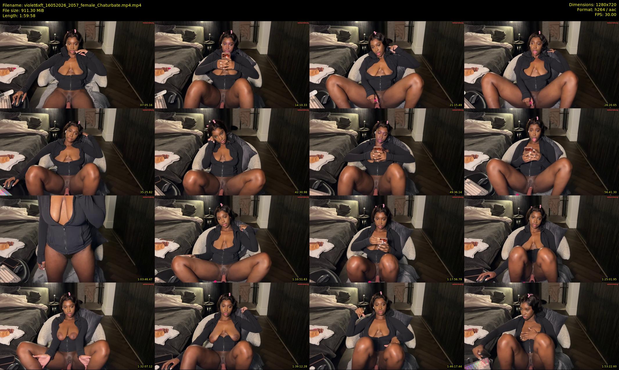 violet6xft — 120 minute Chaturbate female cam show recording, 720p, May 16, 2026