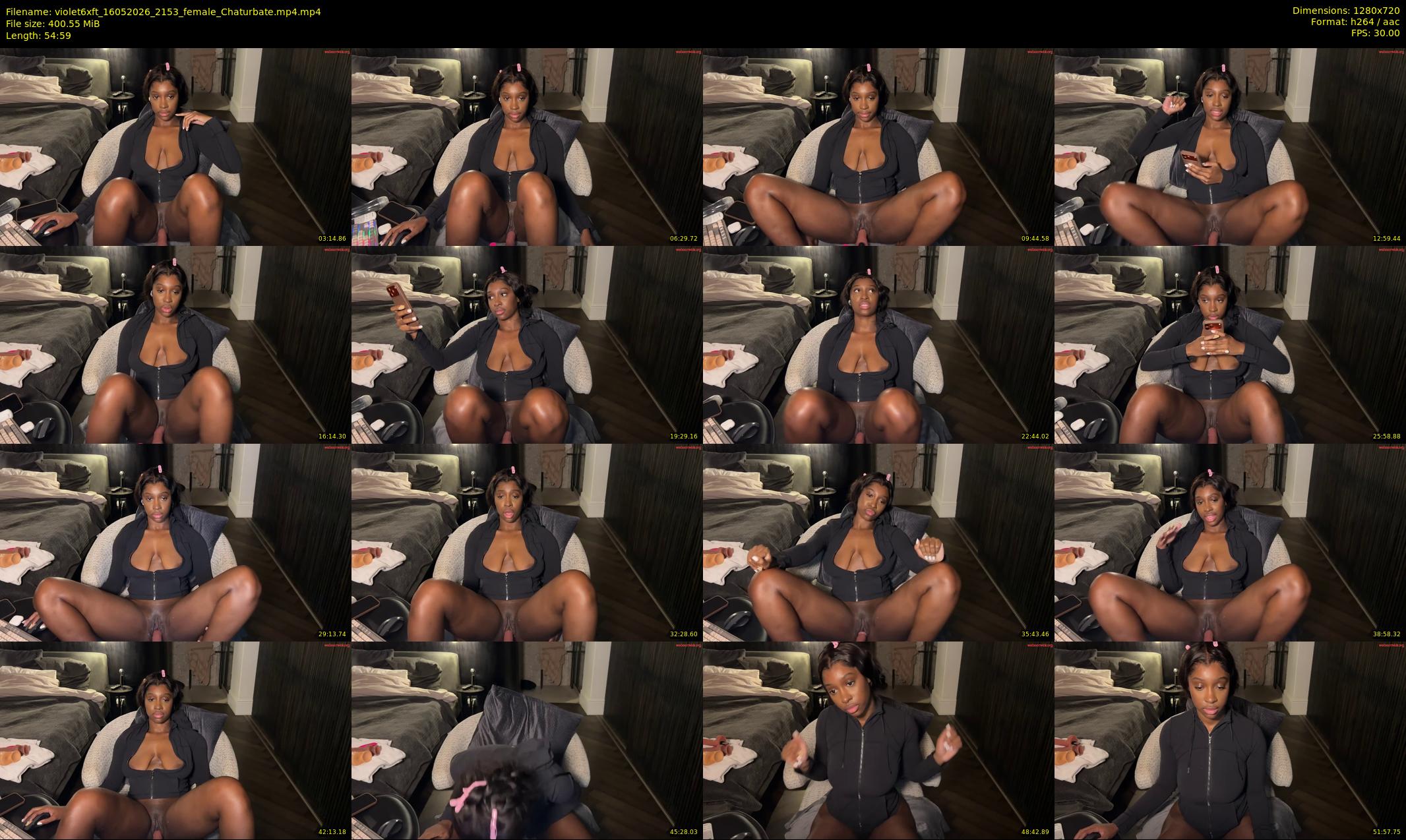 violet6xft — 55 minute Chaturbate female cam show recording, 720p, May 16, 2026
