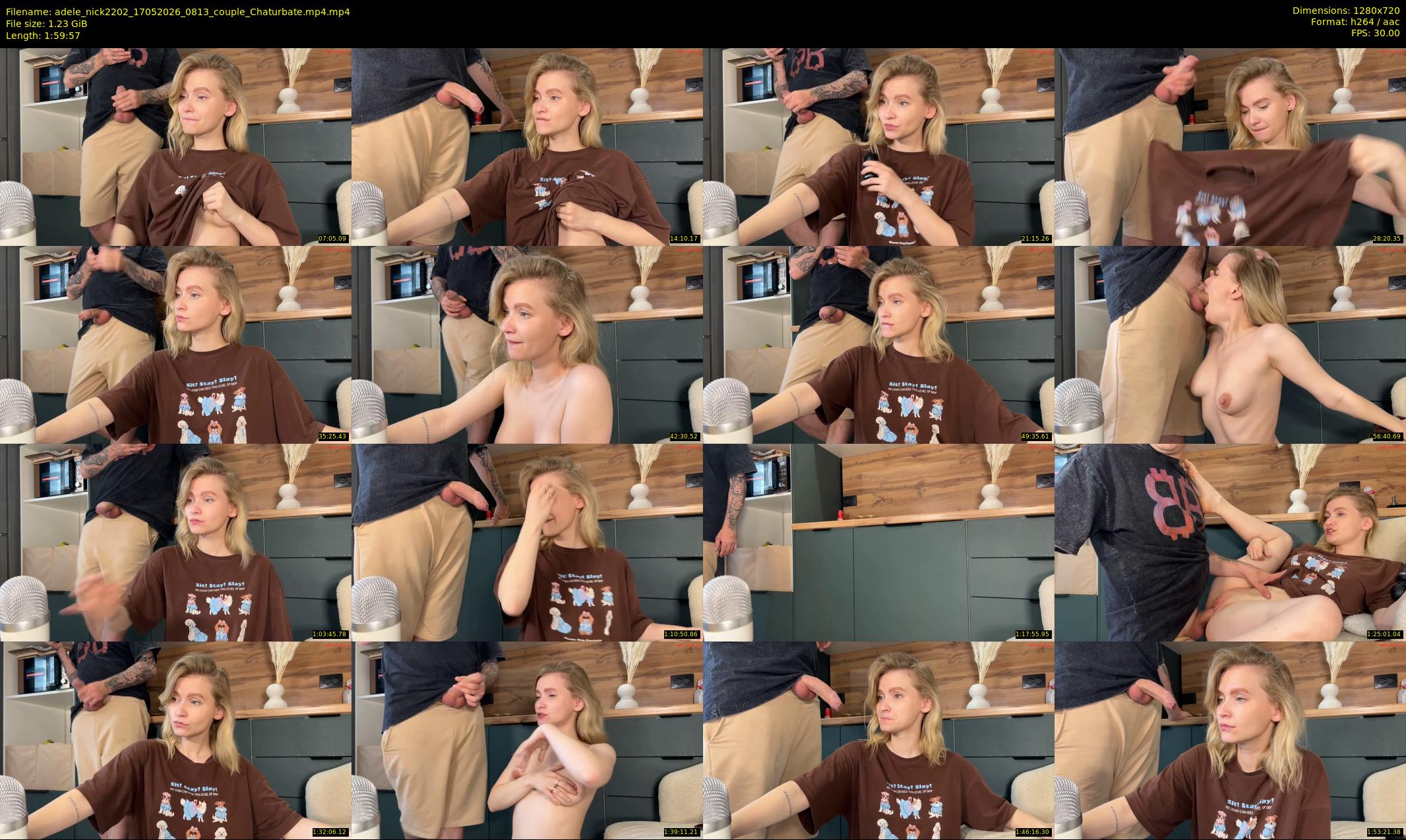 adele_nick2202 — 120 minute Chaturbate couple cam show recording, 720p, May 17, 2026