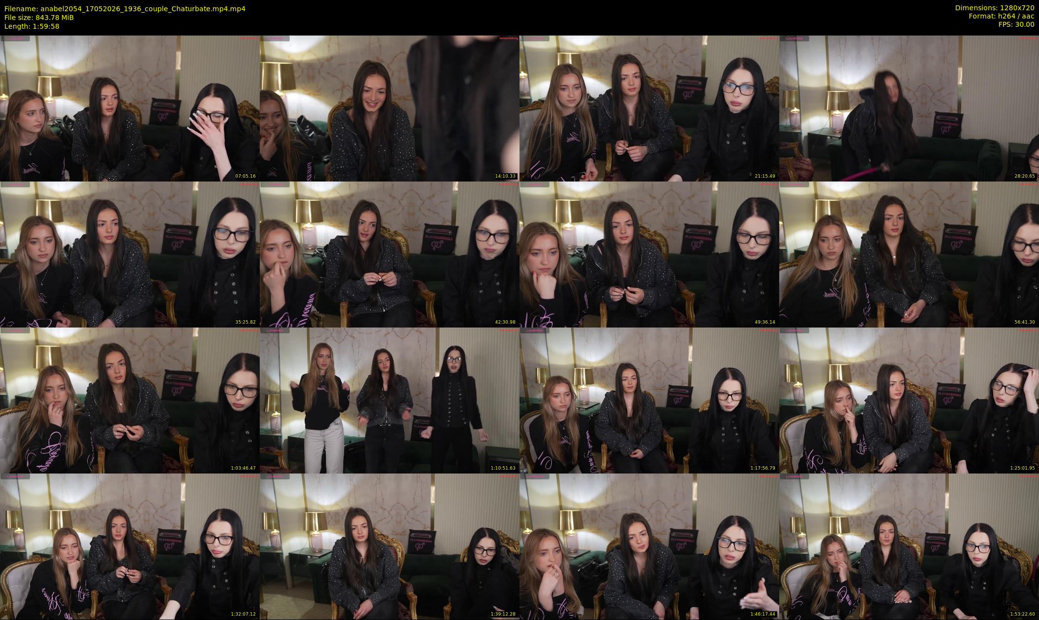 anabel2054 — 120 minute Chaturbate female cam show recording, 720p, May 17, 2026