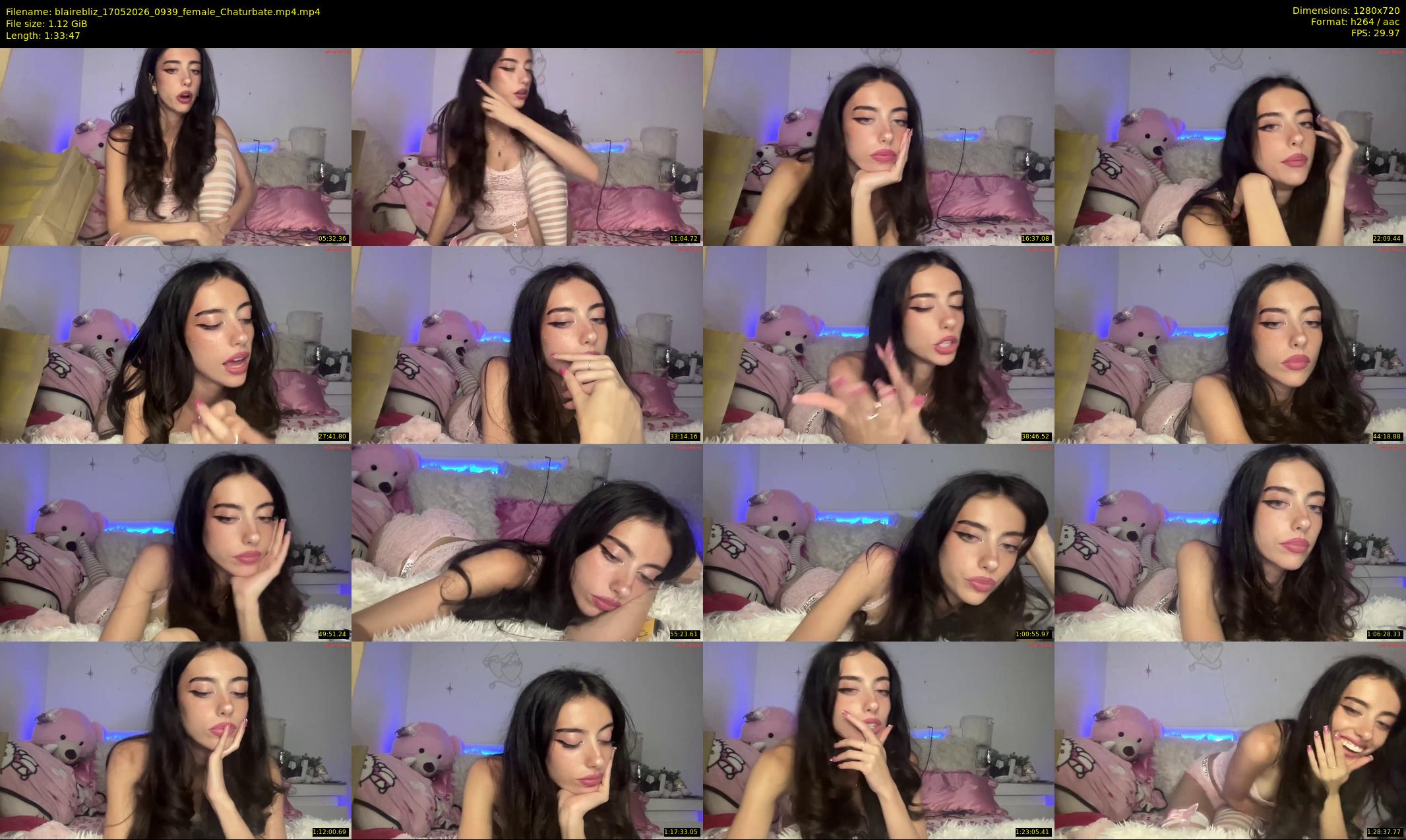 blairebliz — 94 minute Chaturbate female cam show recording, 720p, May 17, 2026