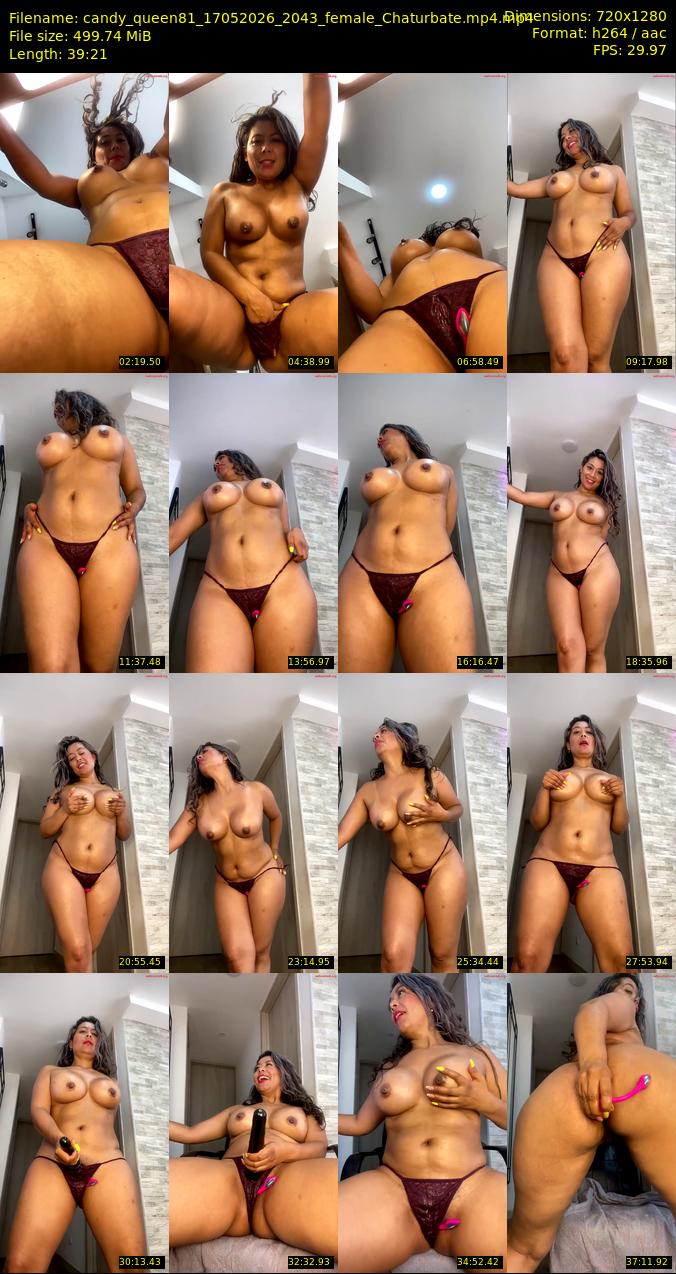 candy_queen81 — 40 minute Chaturbate female cam show recording, 1080p, May 17, 2026