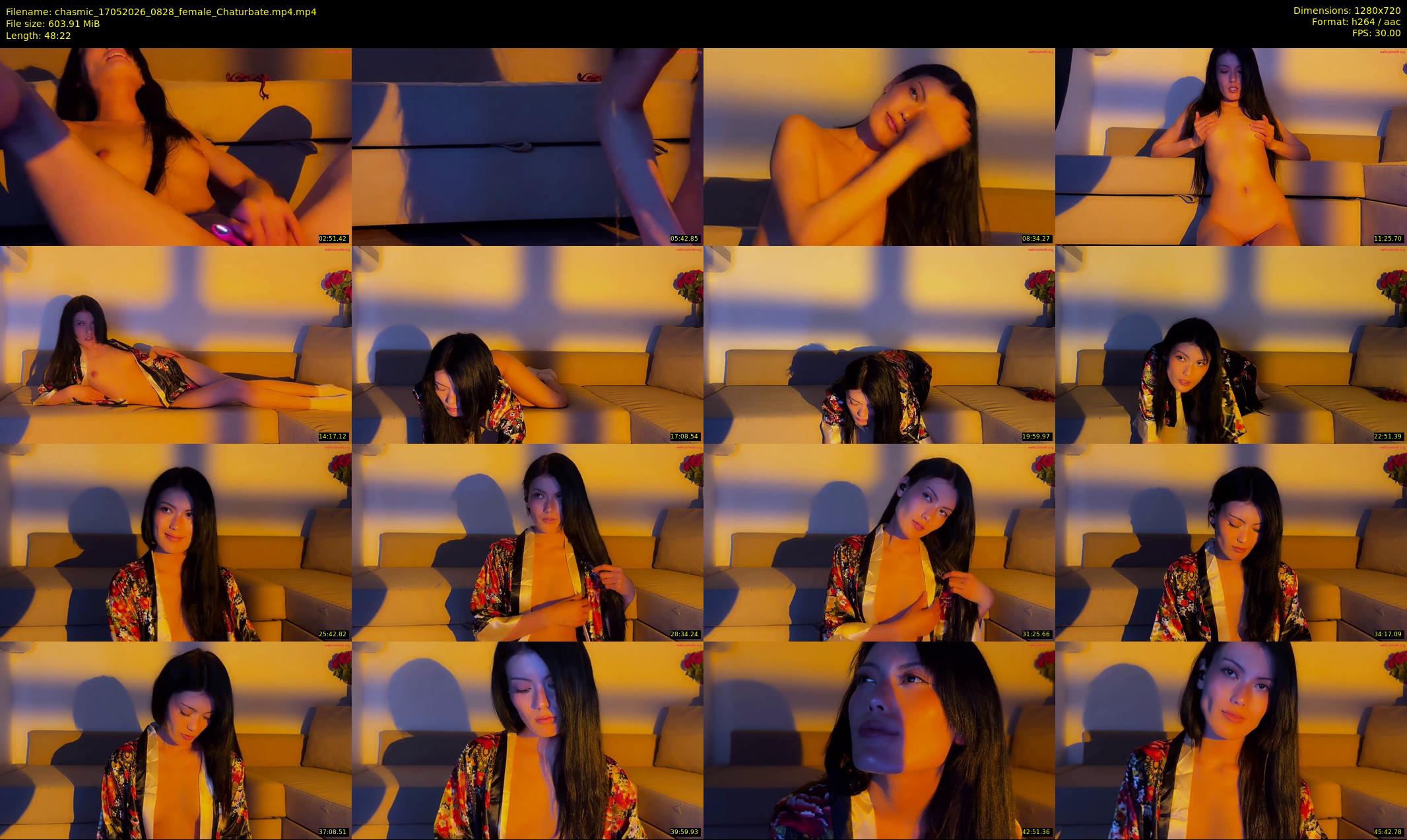 chasmic — 49 minute Chaturbate female cam show recording, 720p, May 17, 2026