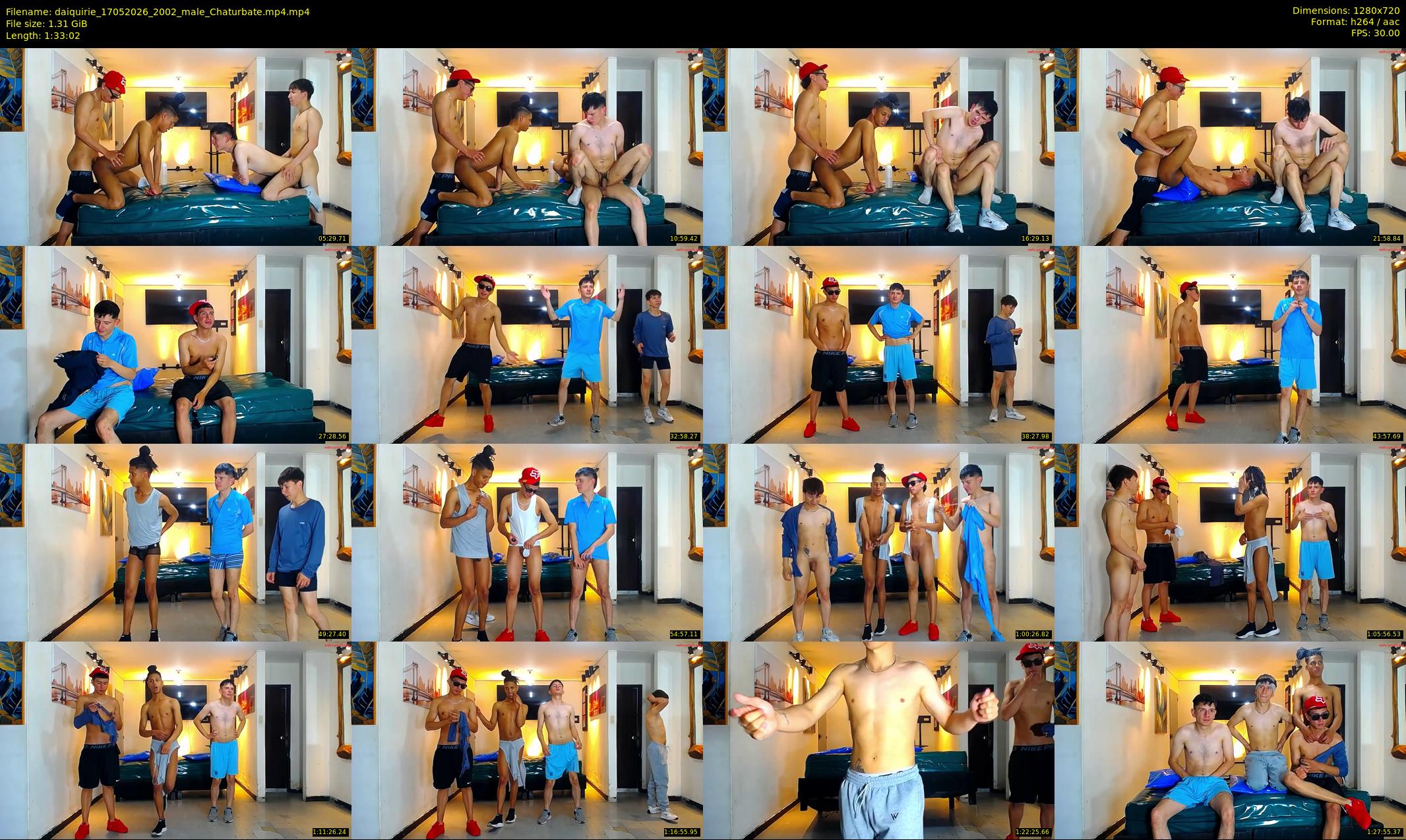 daiquirie — 94 minute Chaturbate male cam show recording, 720p, May 17, 2026