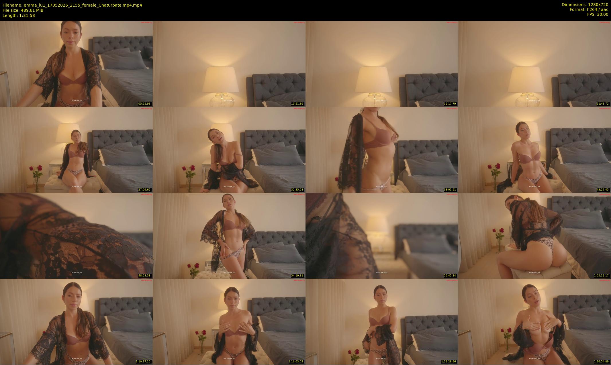 emma_lu1 — 92 minute Chaturbate female cam show recording, 720p, May 17, 2026